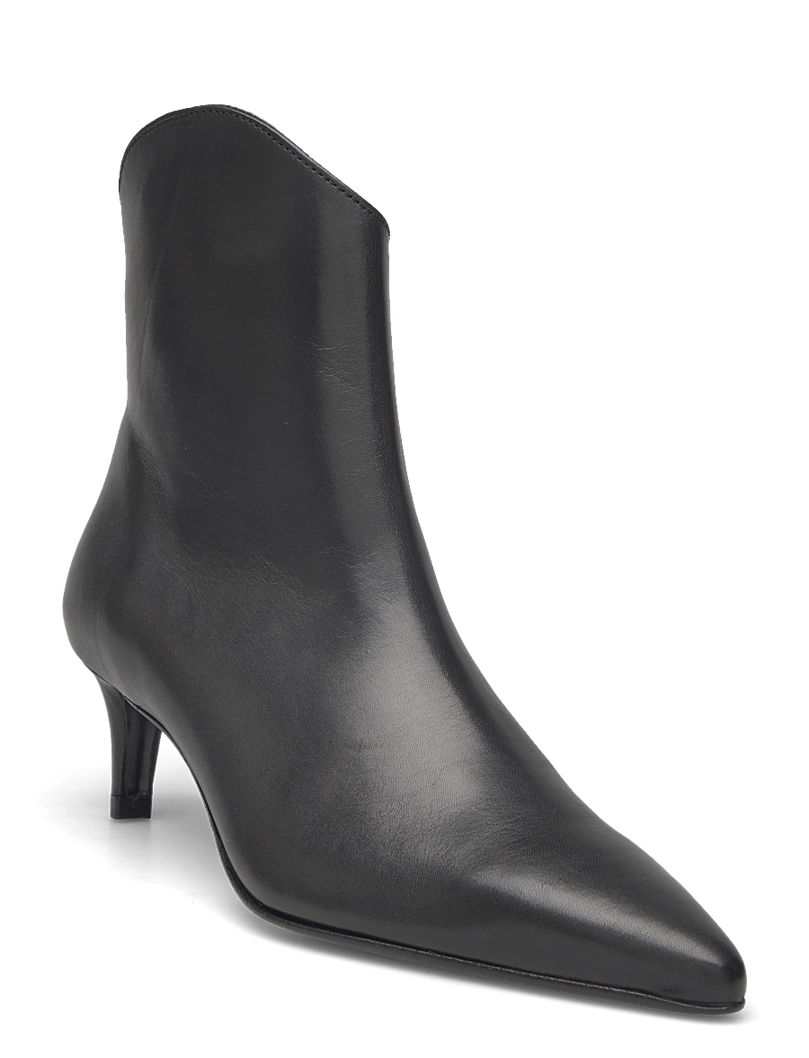 Malina - Izzie kitten heel ankle boots - kontsaga poolsaapad - black - 1