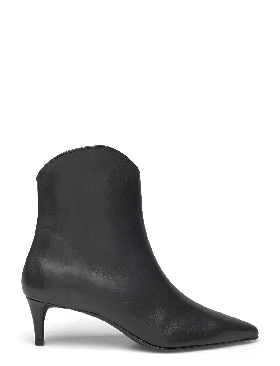 Malina - Izzie kitten heel ankle boots - kontsaga poolsaapad - black - 2