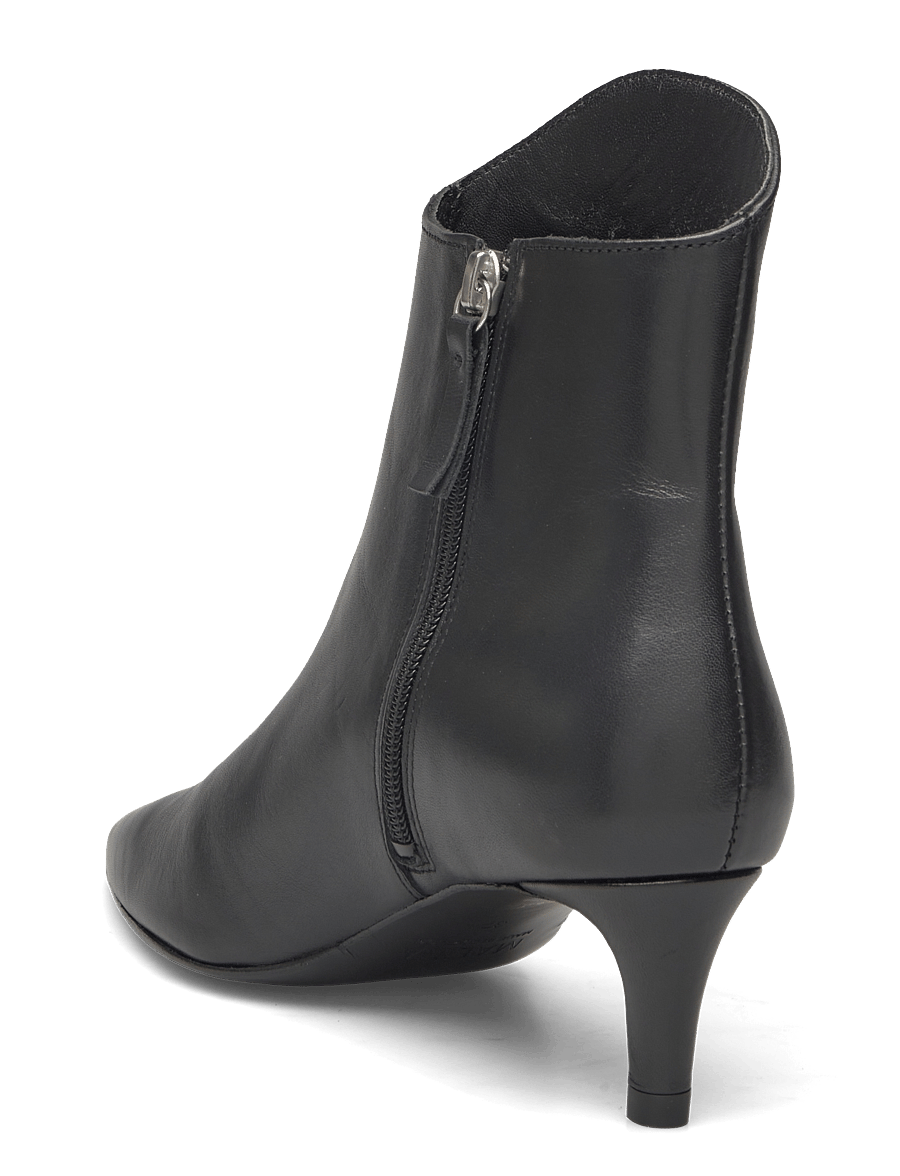 Malina - Izzie kitten heel ankle boots - kontsaga poolsaapad - black - 3