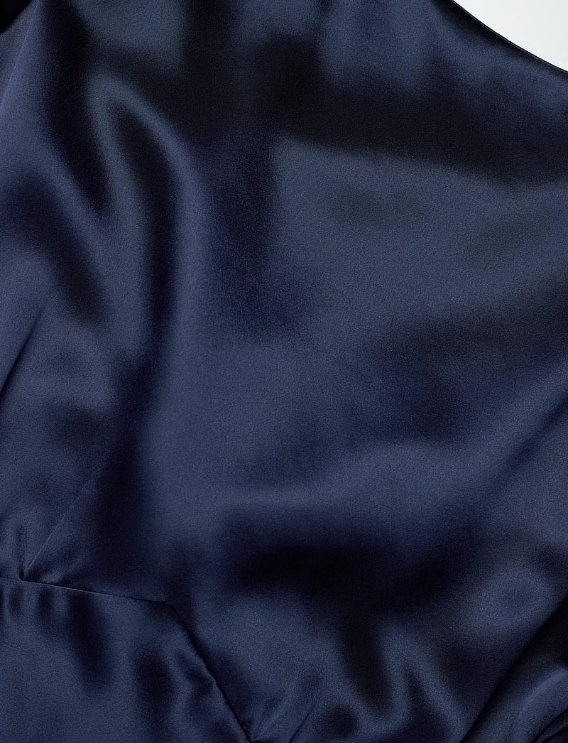 Malina - Louise draped back maxi dress - evening dresses - dark blue - 5