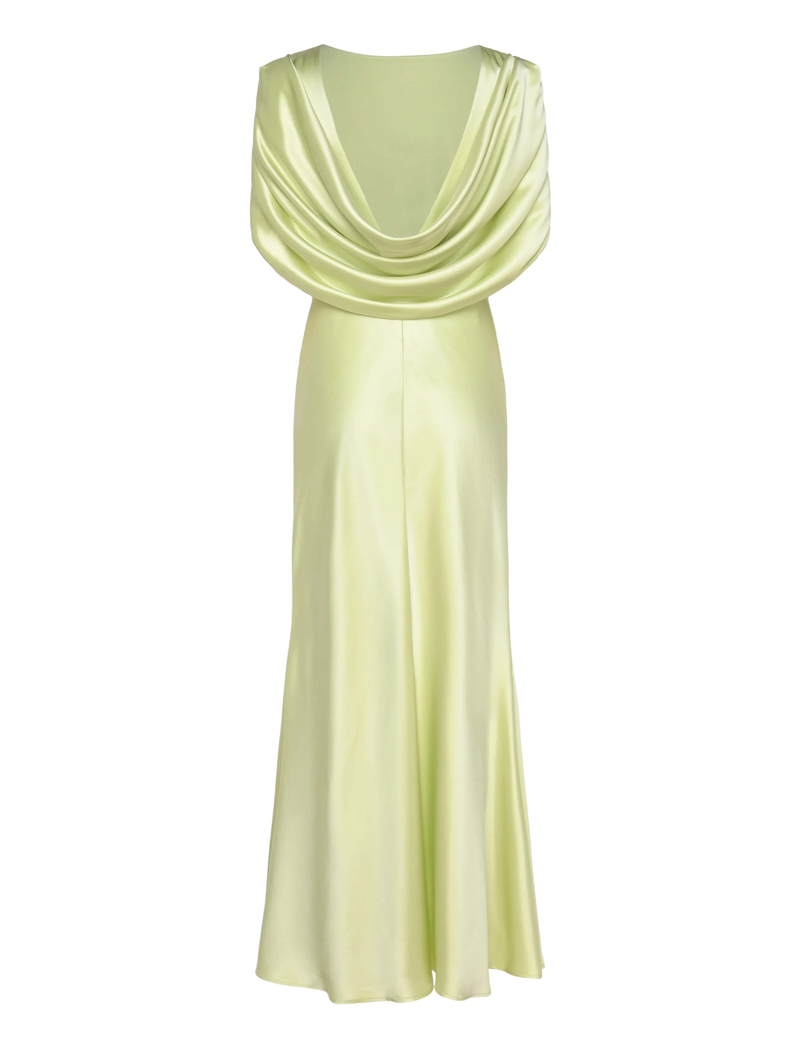 Malina - Louise Draped Back Maxi Dress - abendkleider - pistachio - 2