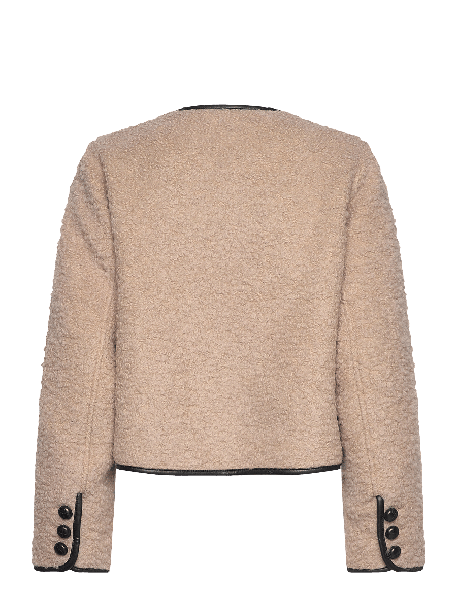 Malina - Nylah Wool Blend jacket - wolljacken - beige - 2