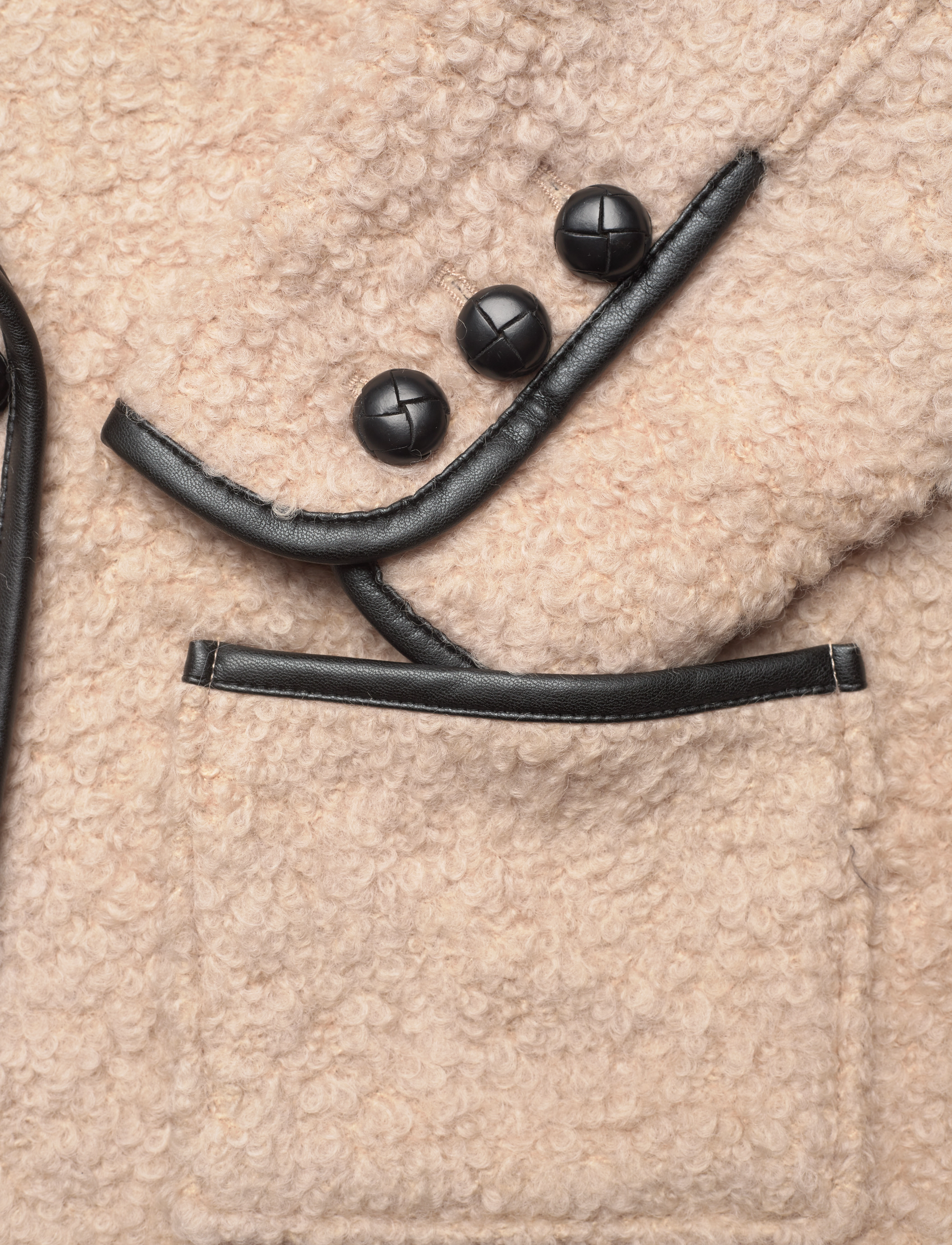 Malina - Nylah Wool Blend jacket - winterjacken - beige - 5