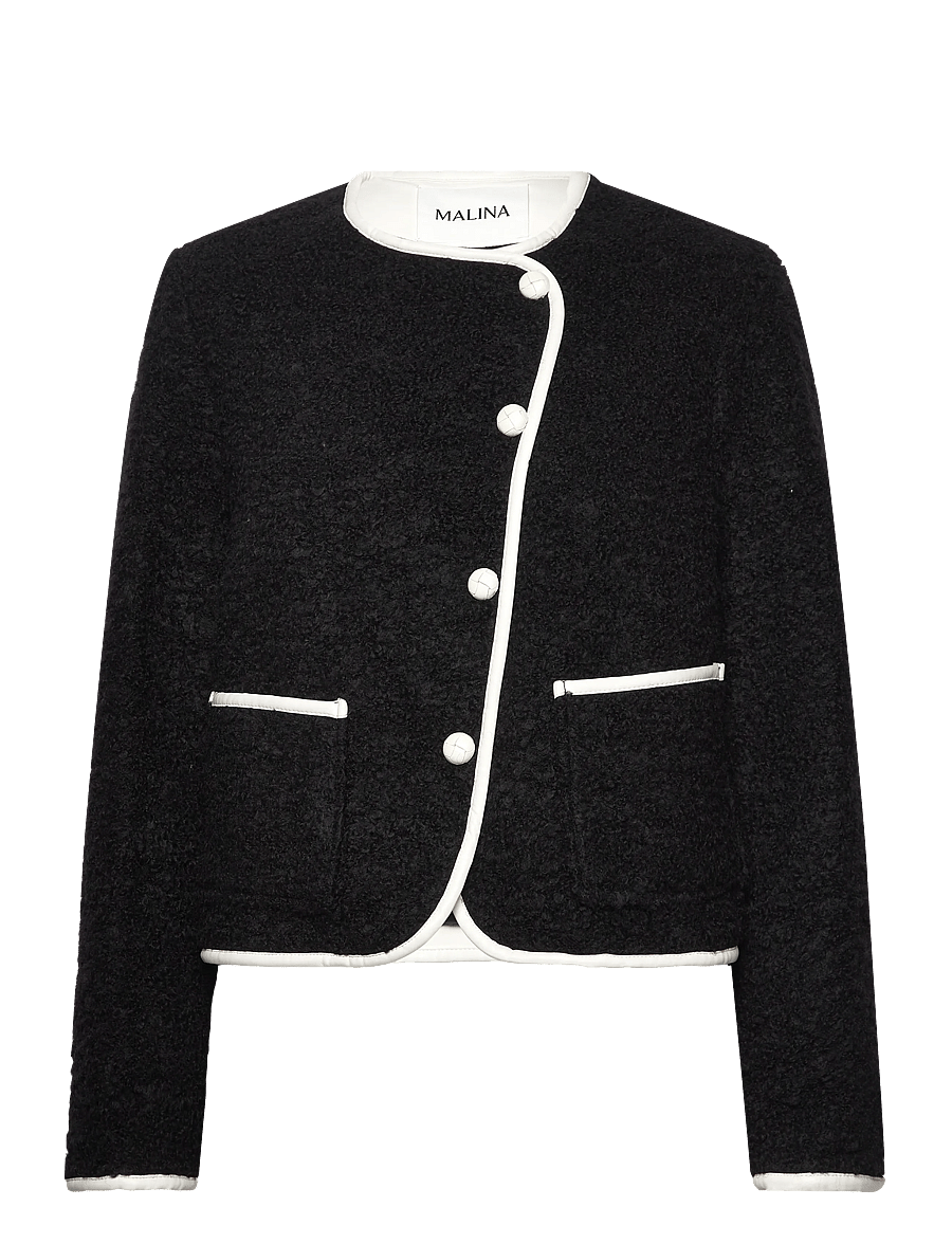 Malina - Nylah Wool Blend jacket - virsjakas - black - 1