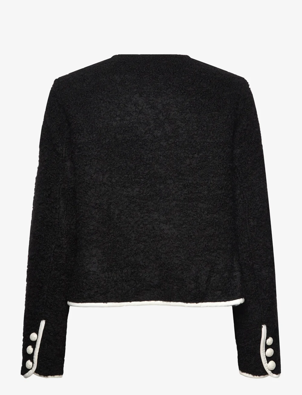 Malina - Nylah Wool Blend jacket - ulljackor - black - 2