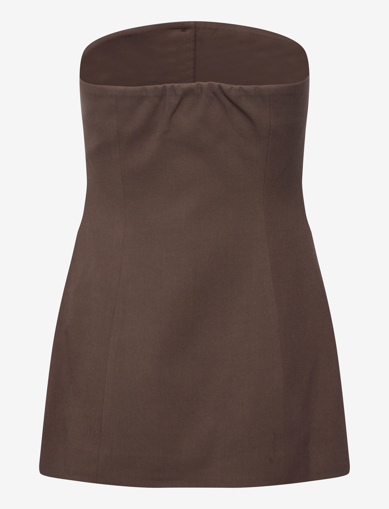Malina - Lex tailored bustier top - topid ja varrukateta alussärgid - chocolate - 2