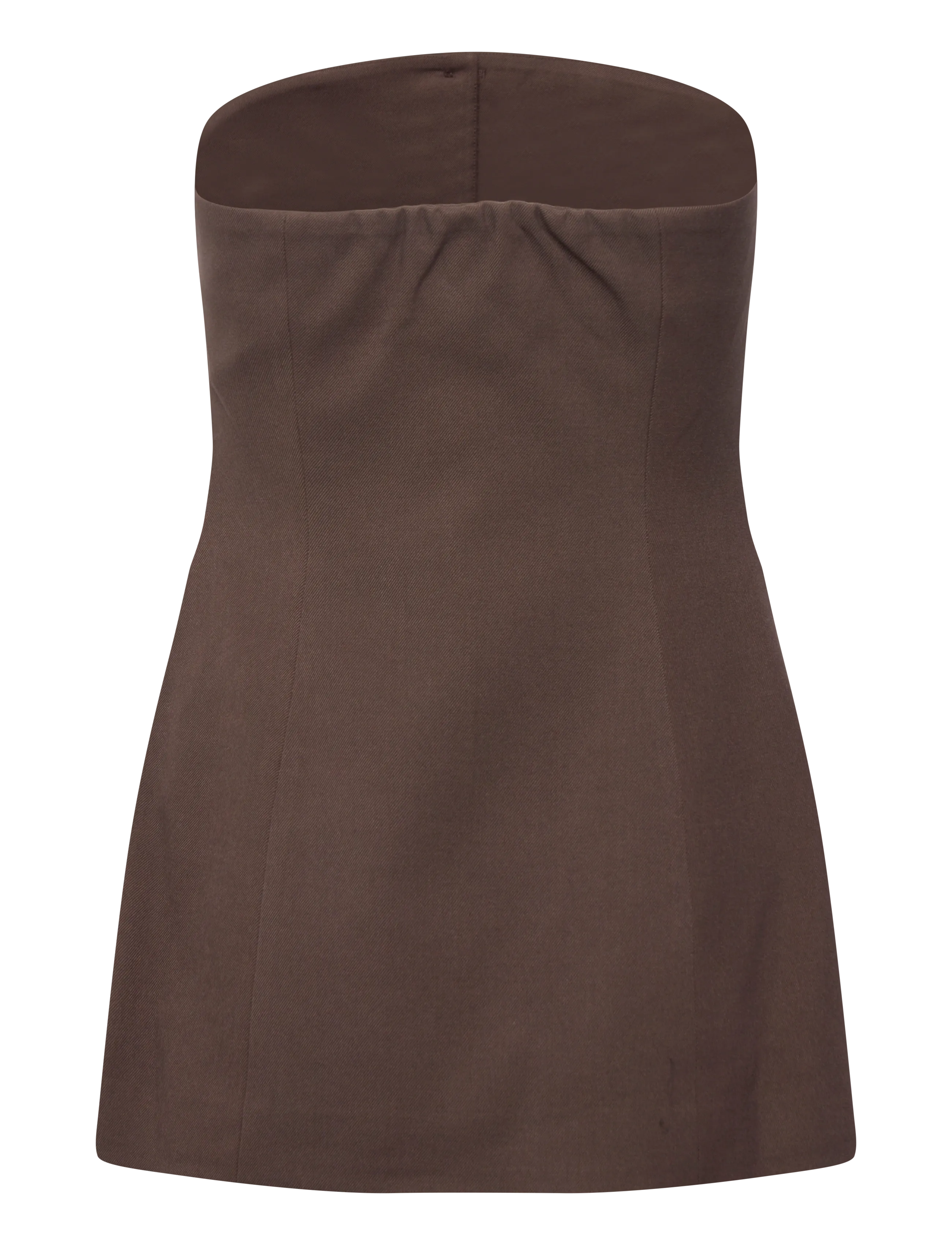Malina - Lex tailored bustier top - Ärmellose tops - chocolate - 2