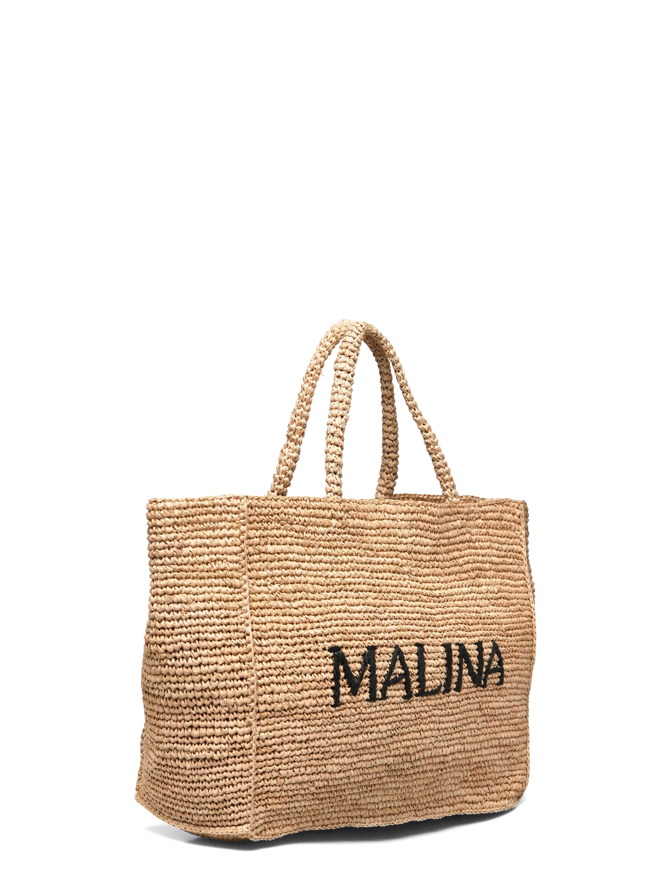 Malina - Malina raffia tote bag - raffia - 3