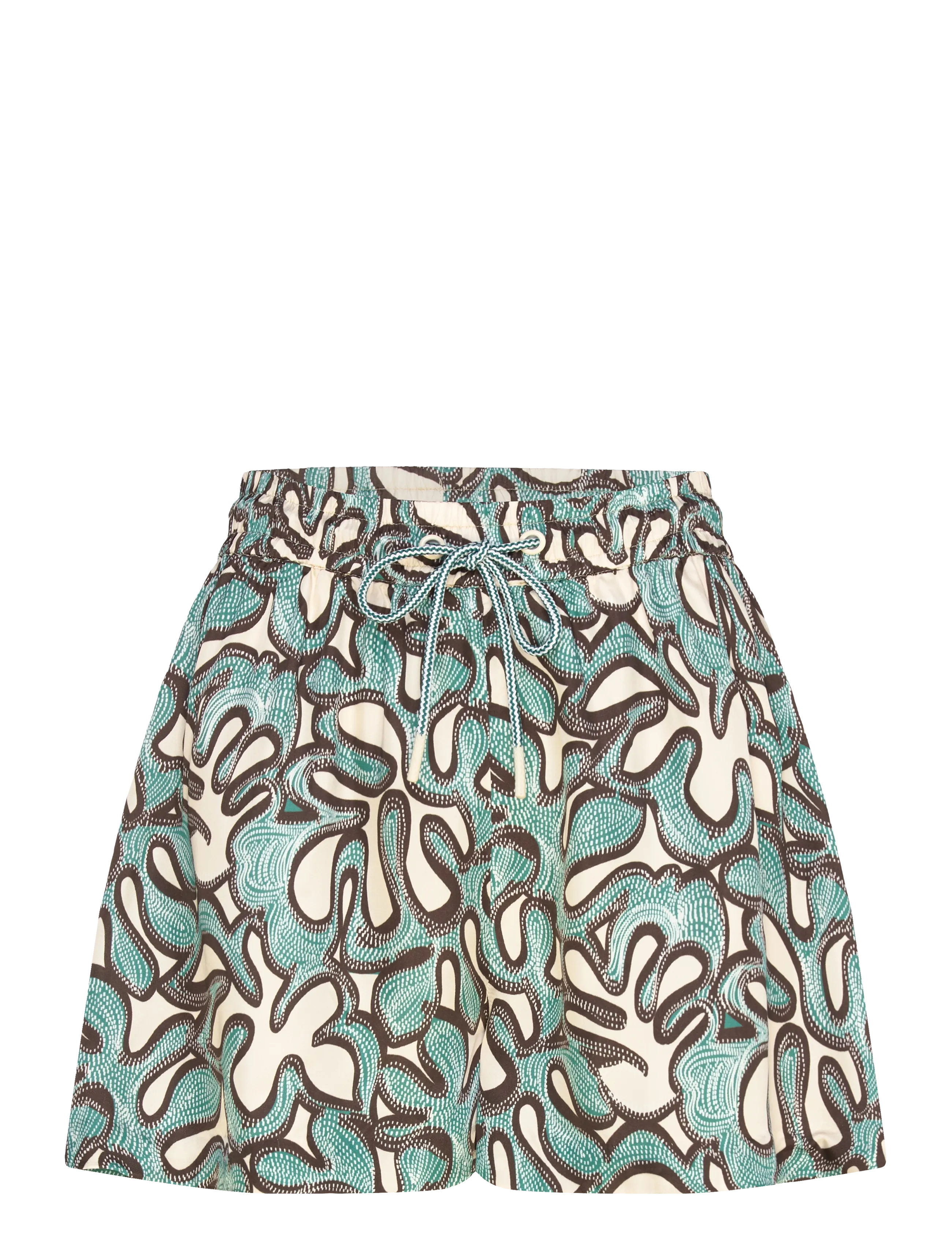 MALINA Iris High Rise Drawstring Shorts Patterned - S - Damen