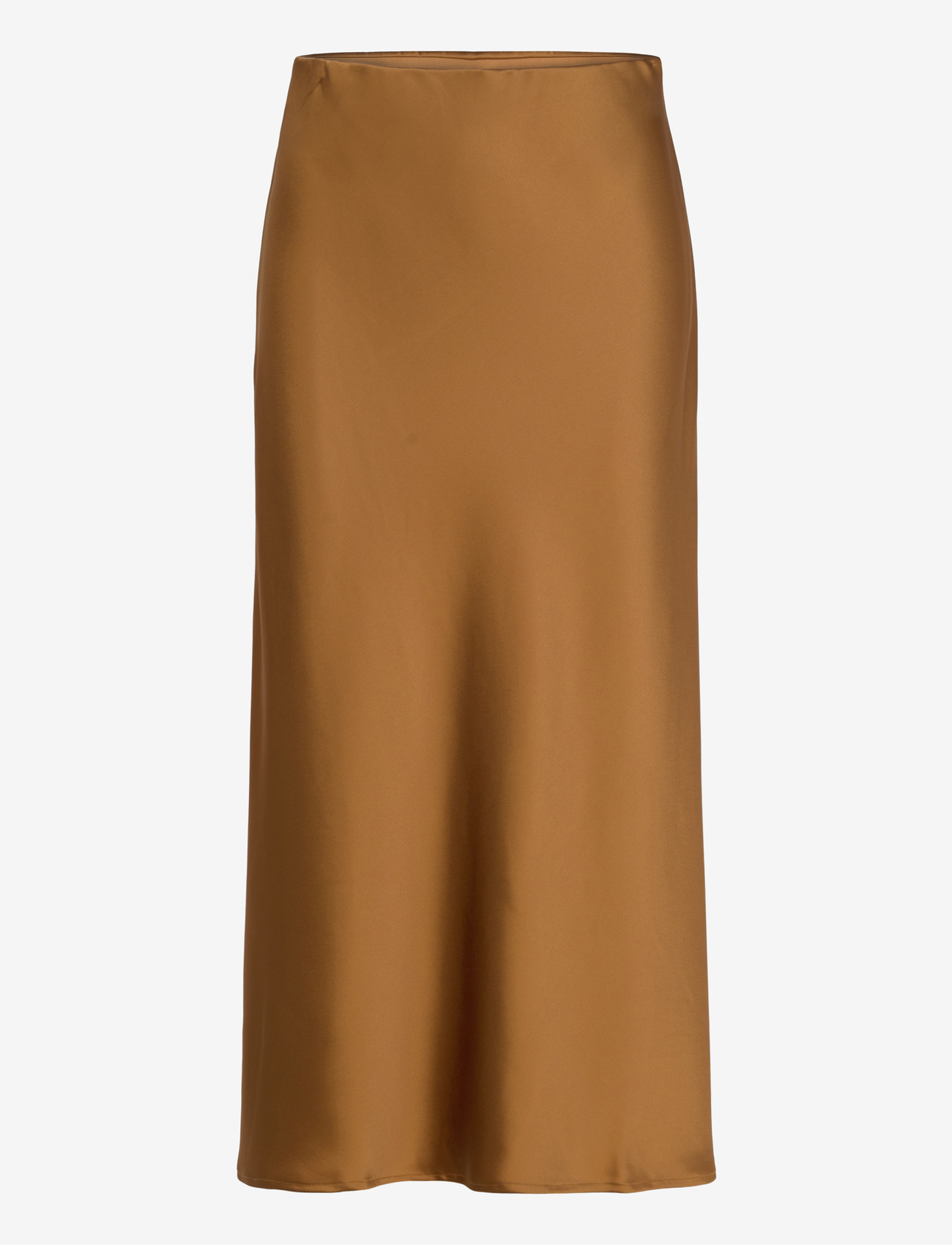 Malina - Aubree Satin Midi Skirt - amber - 1