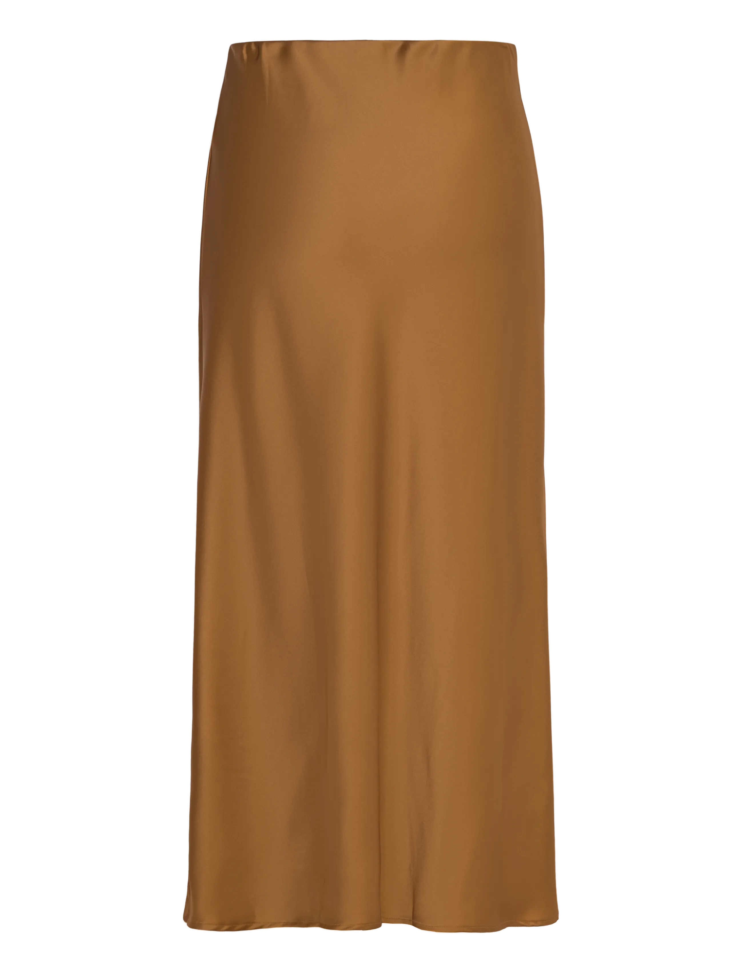 Malina - Aubree Satin Midi Skirt - særlige begivenheder - amber - 2