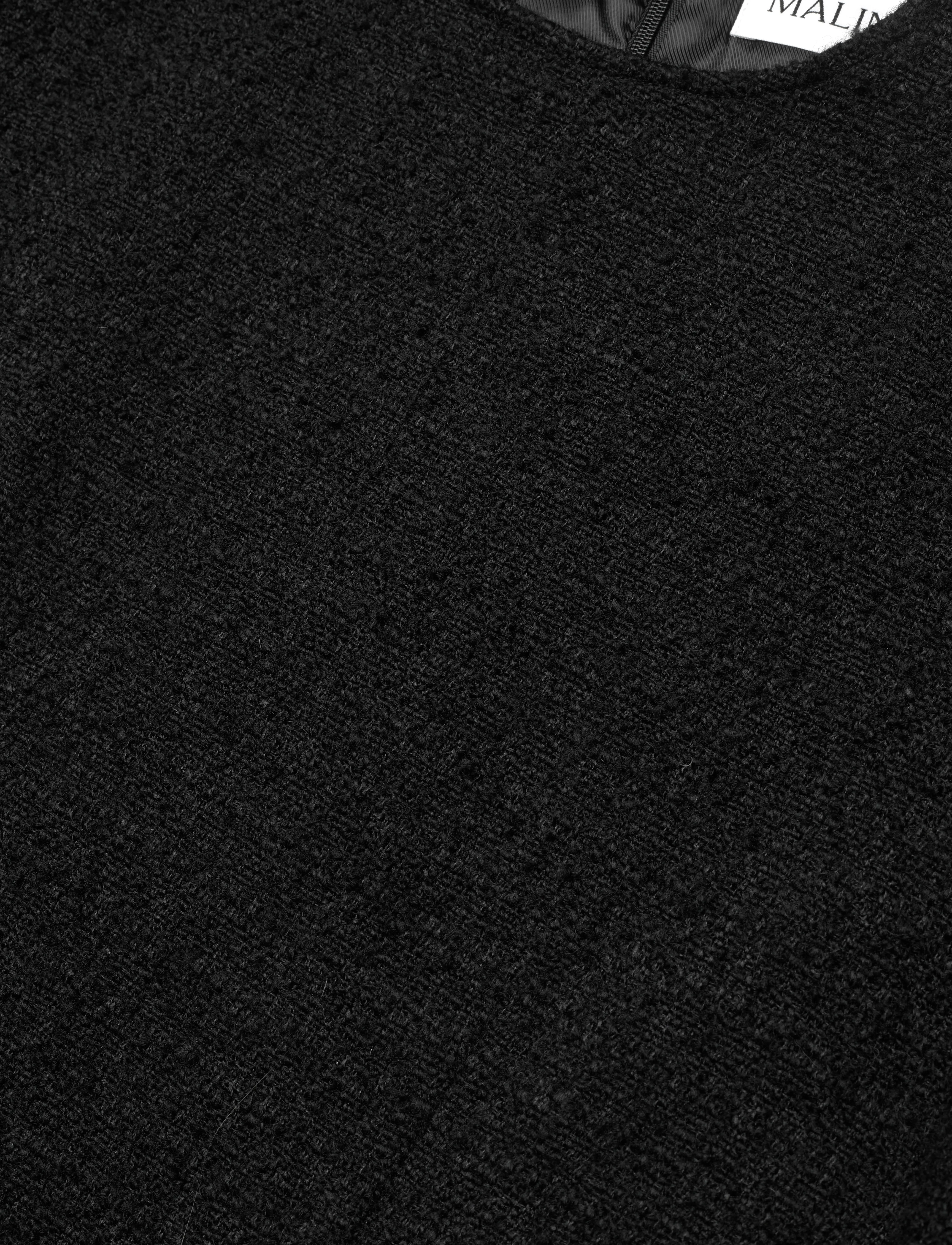 Malina - Rayna Boucle Mini Dress - black - 3