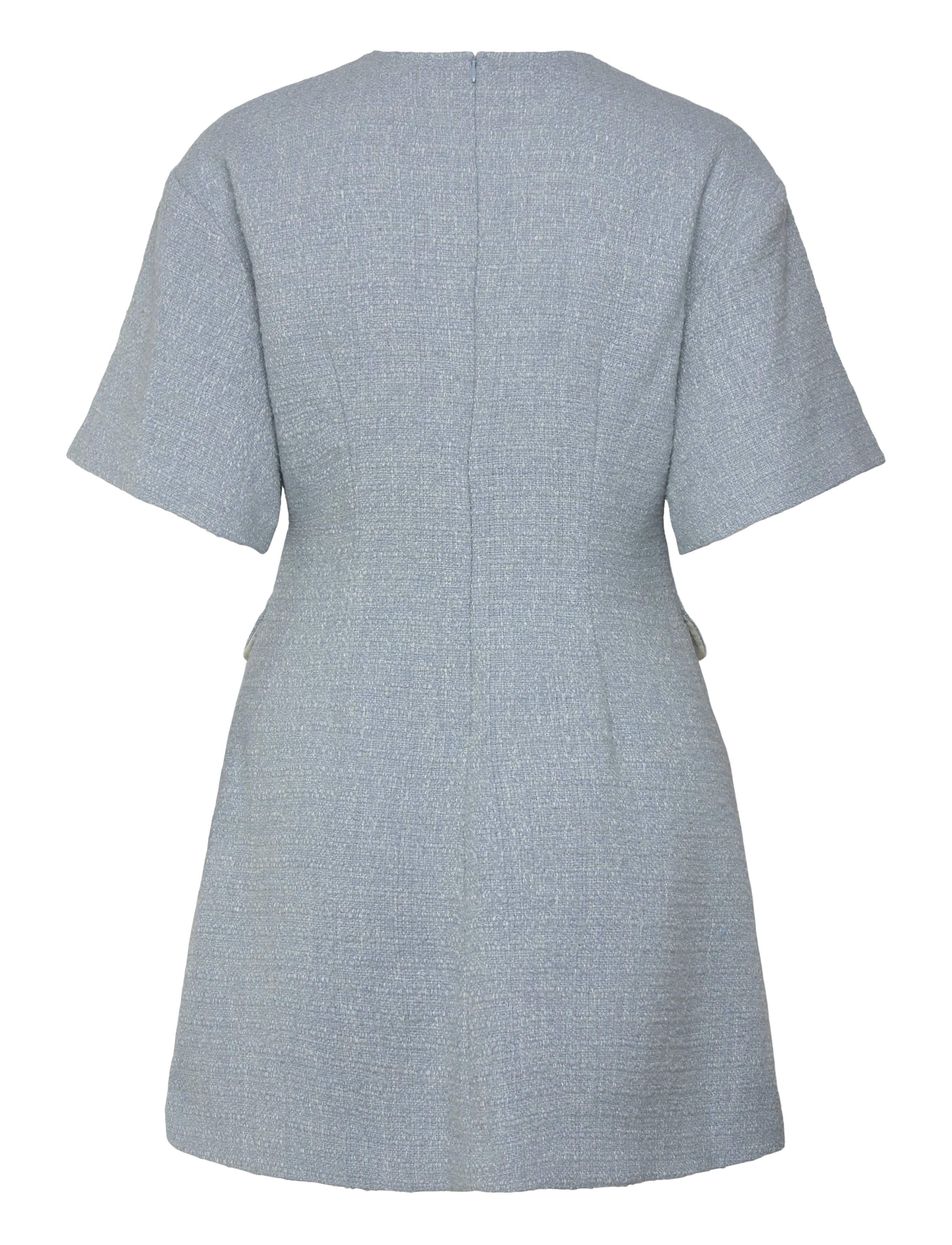 Malina - Rayna Boucle Mini Dress - minikleidid - sky - 2