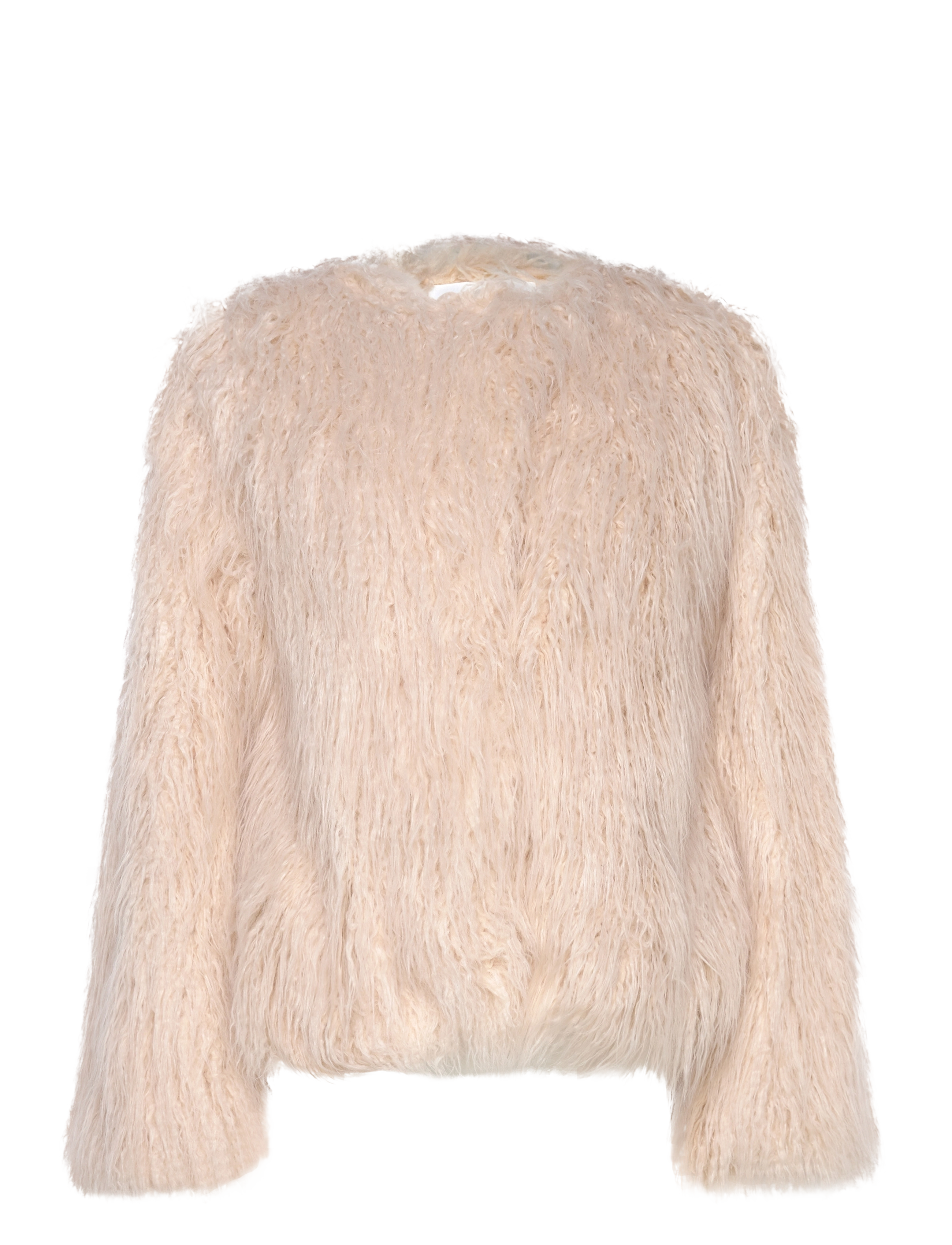 Malina - Manda faux fur jacket - cream - 1