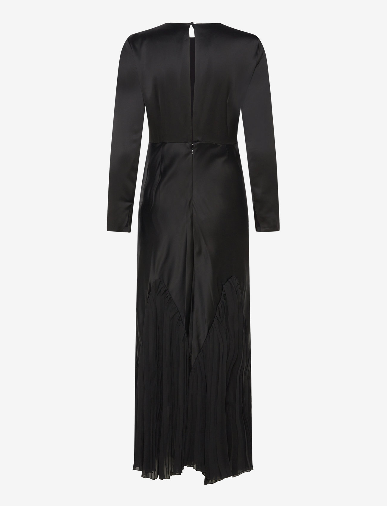 Malina - Jenina multi fabric maxi dress - black - 2