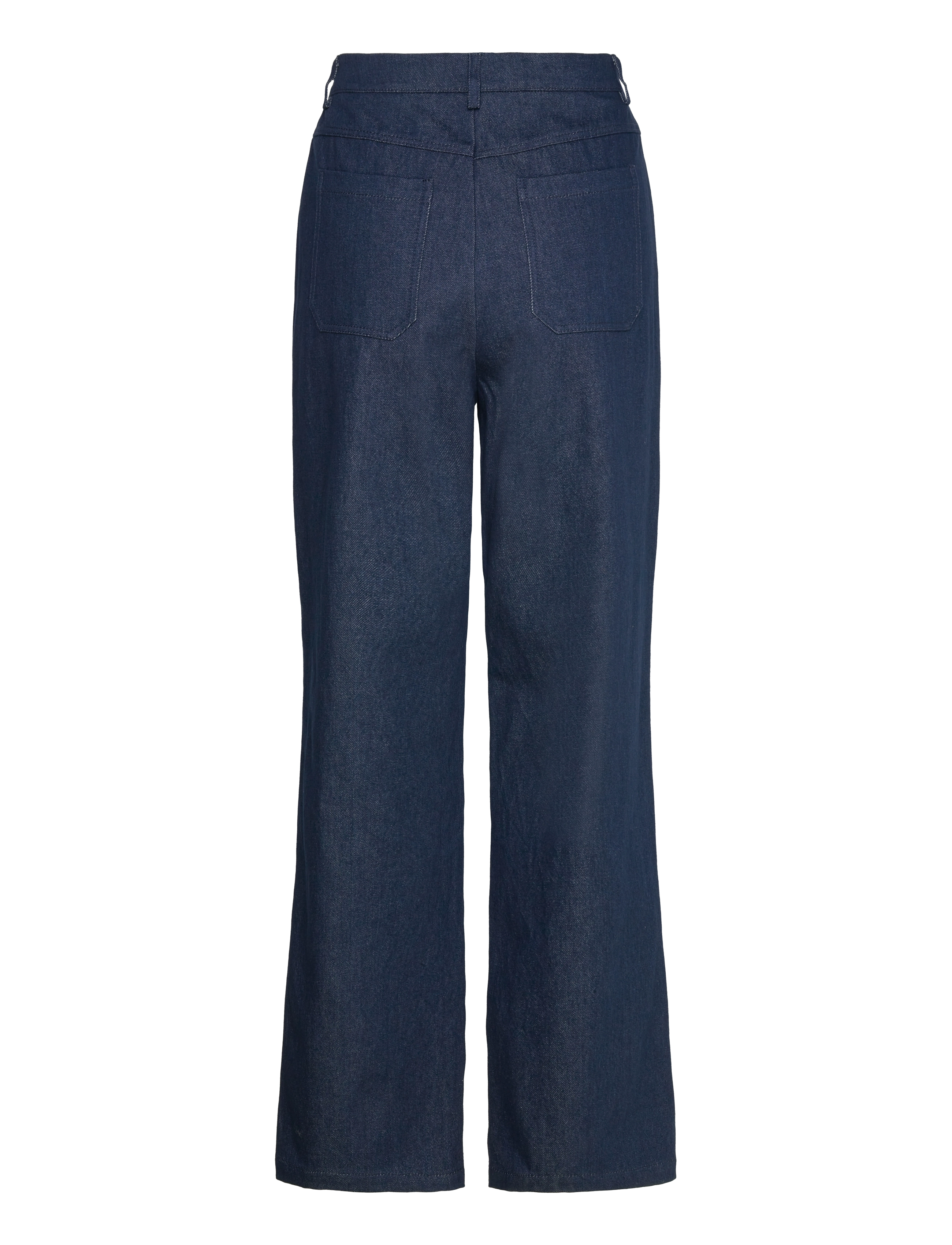 Malina - Kendra High waisted rhinestone Jeans - víðar gallabuxur - blue - 2