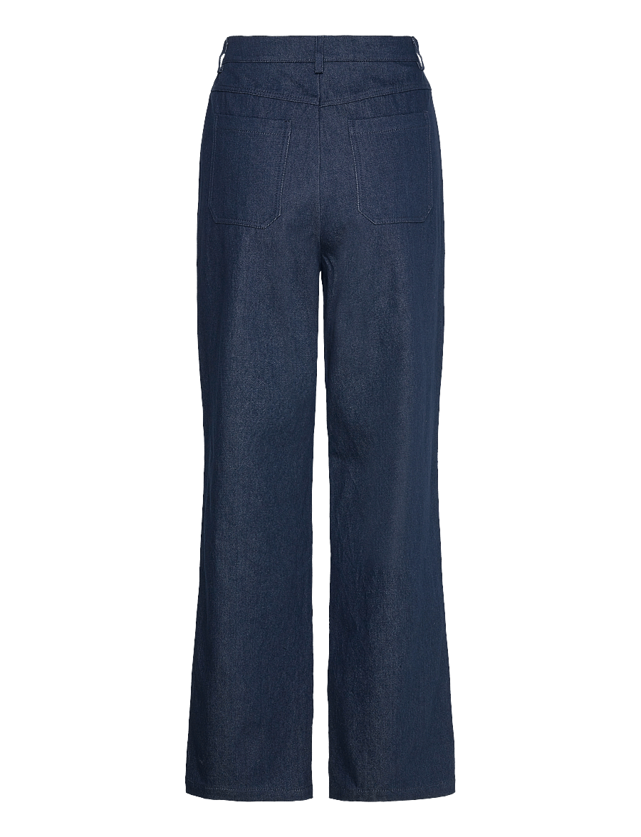 Malina - Kendra High waisted rhinestone Jeans - laia säärega teksad - blue - 2