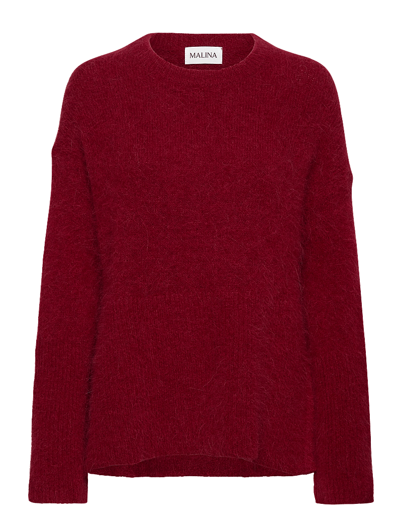 Malina - Elsy brushed alpaca blend sweater - pullover - red - 1