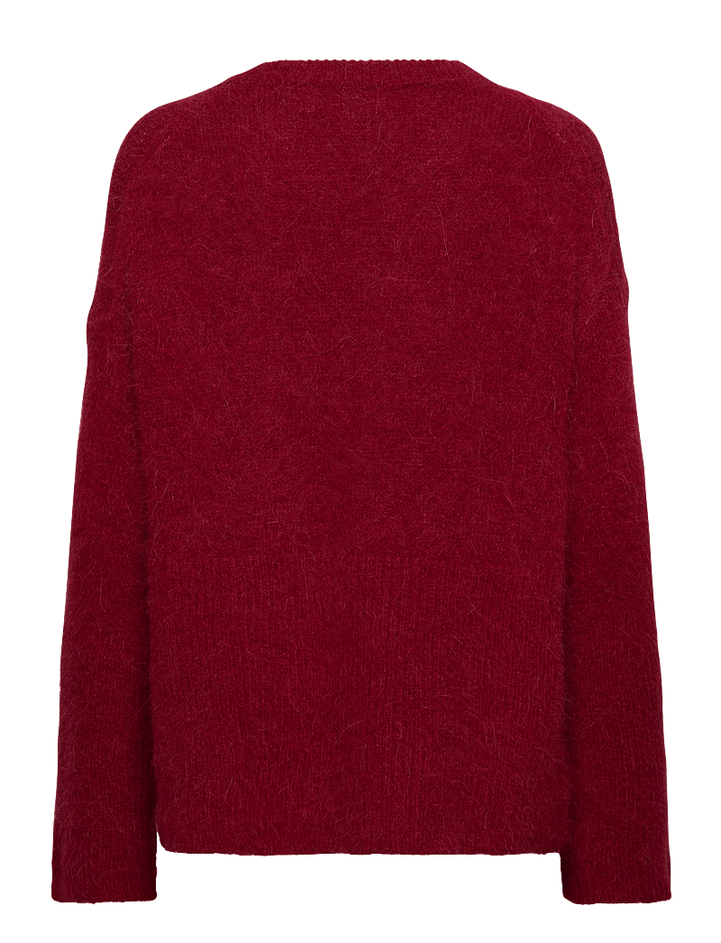 Malina - Elsy brushed alpaca blend sweater - pullover - red - 2