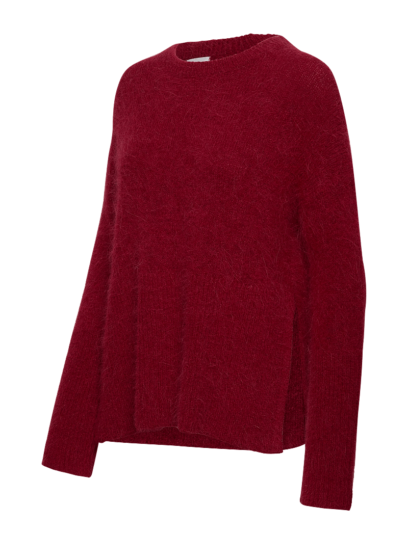 Malina - Elsy brushed alpaca blend sweater - pullover - red - 3