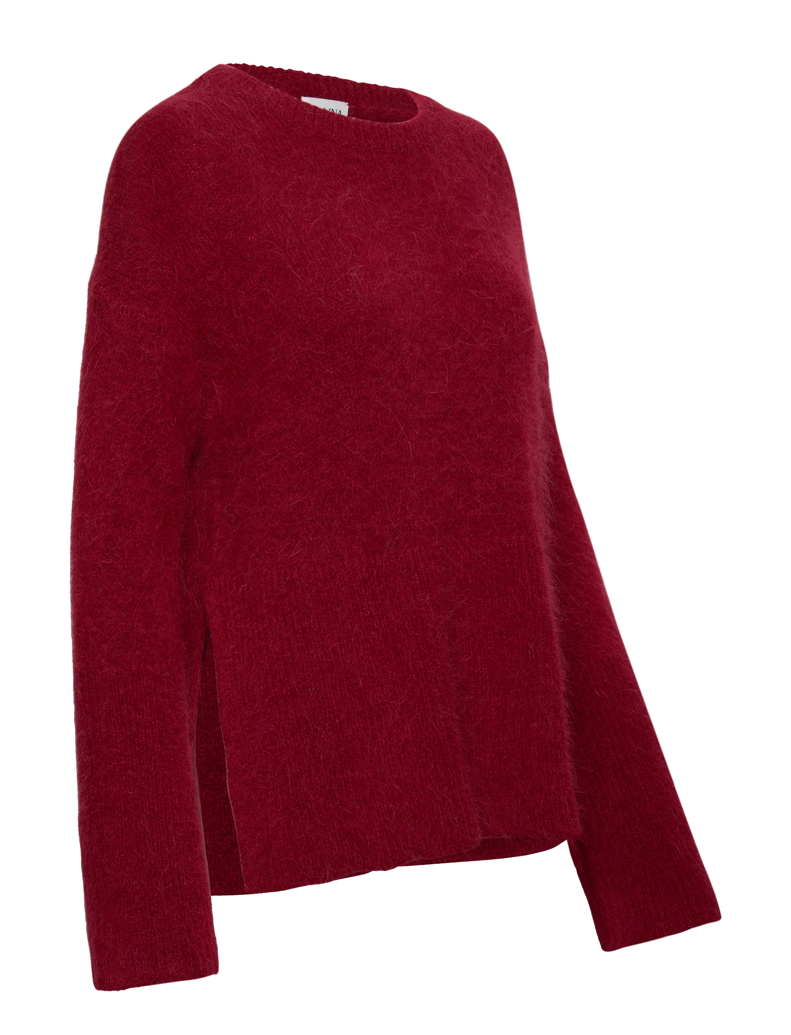Malina - Elsy brushed alpaca blend sweater - red - 4