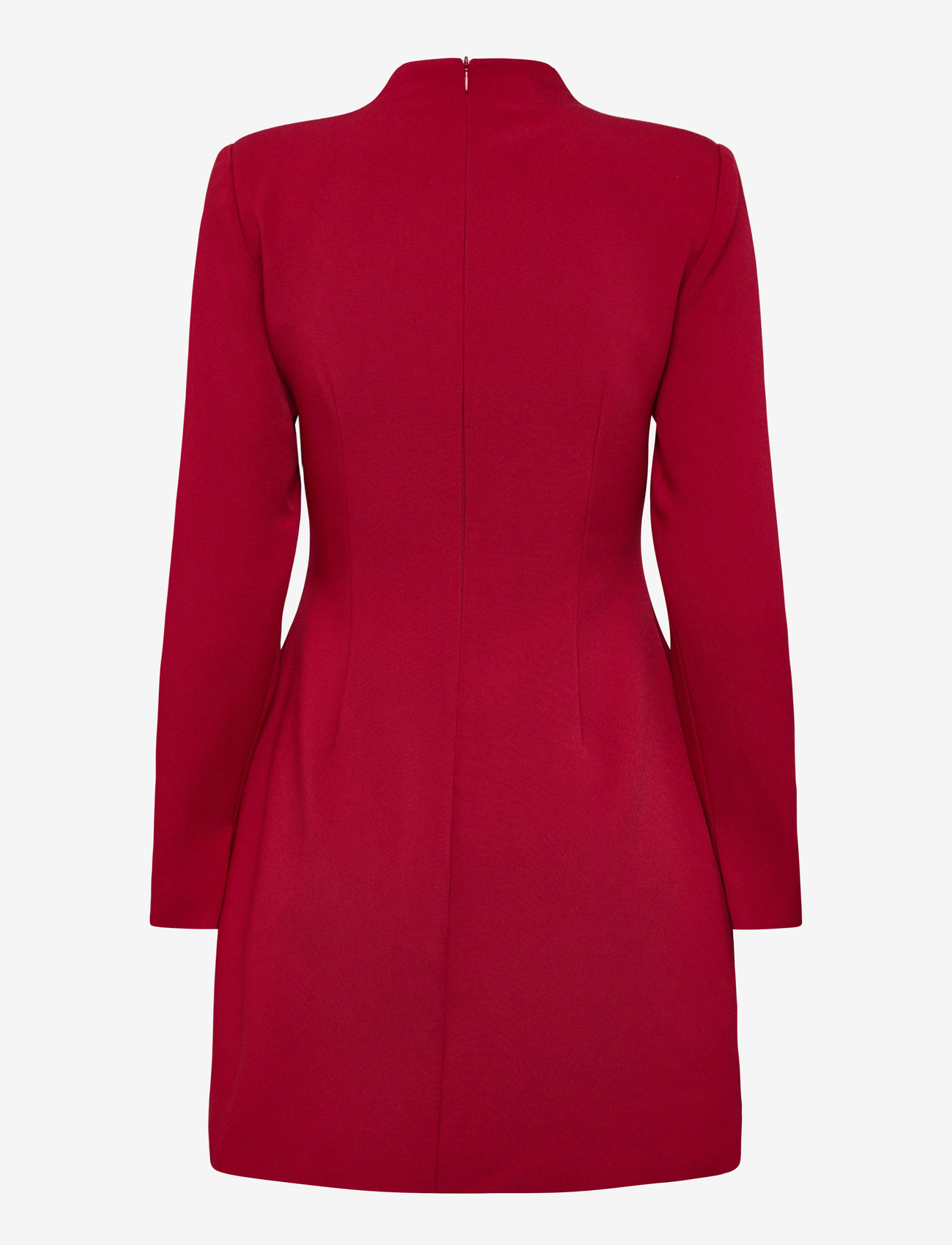Malina - Leanna high neck mini dress - cocktail dresses - deep red - 2