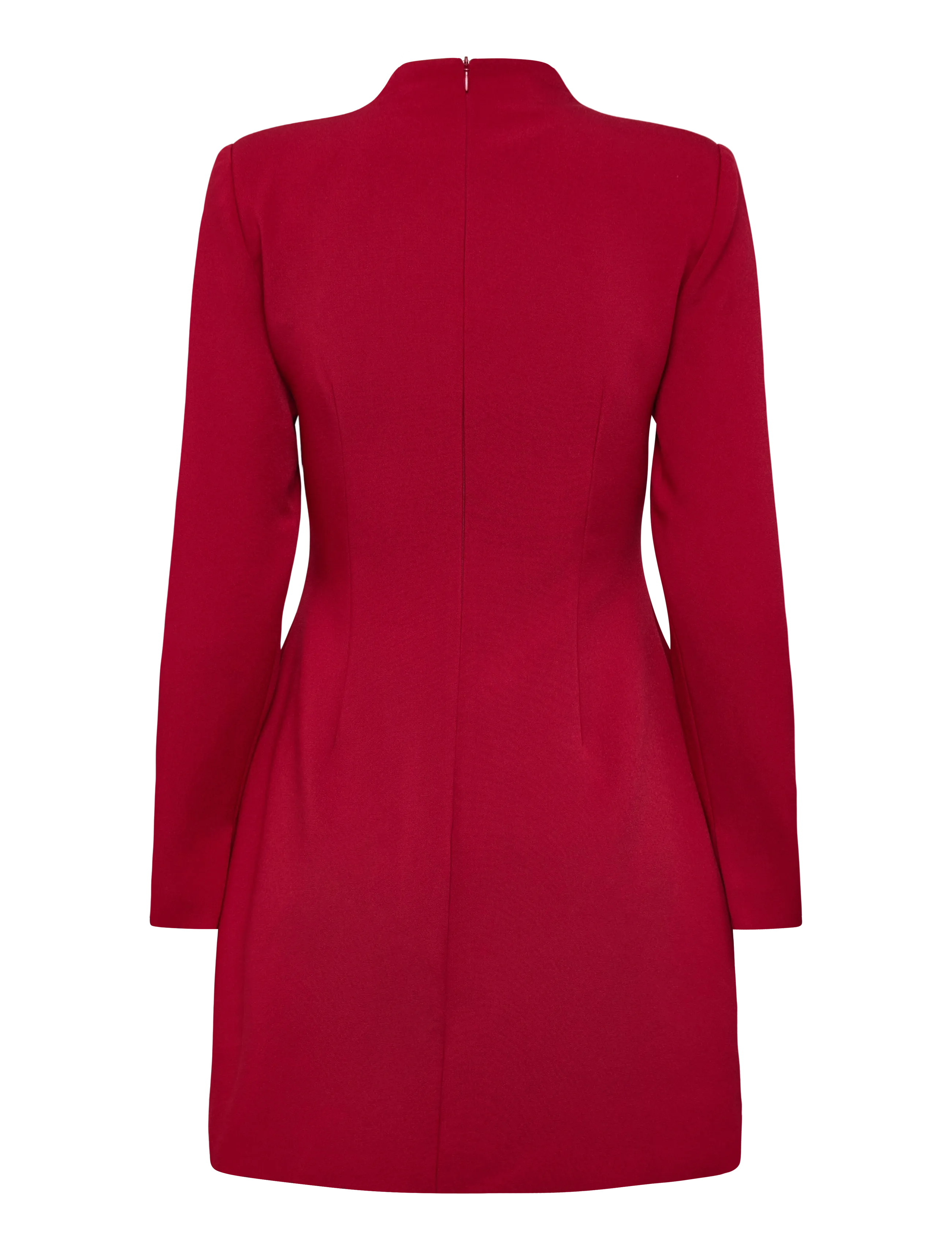 Malina - Leanna high neck mini dress - cocktailjurken - deep red - 2