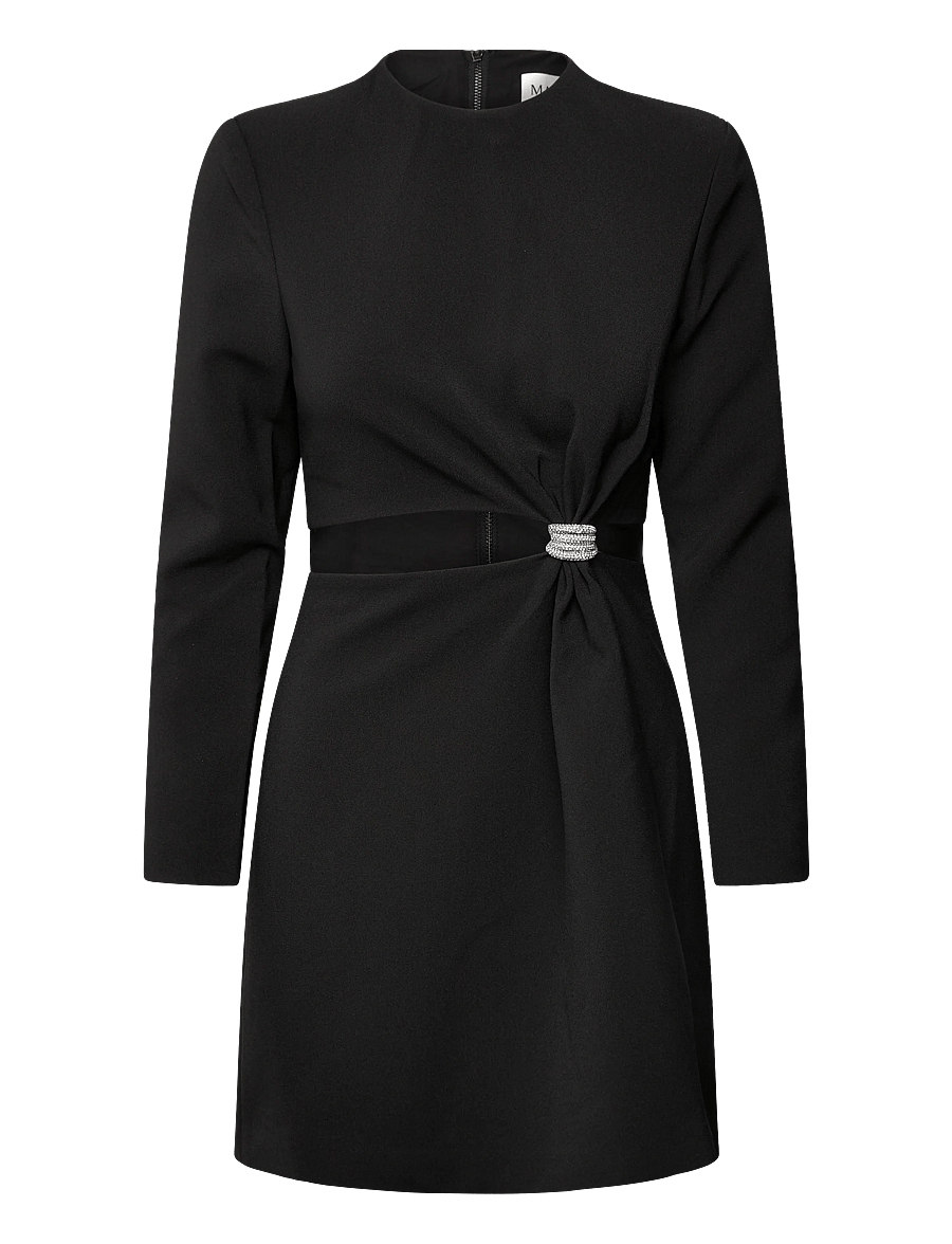 Malina - Sutton Cut Out Mini Dress - sukienki krótkie - black - 1