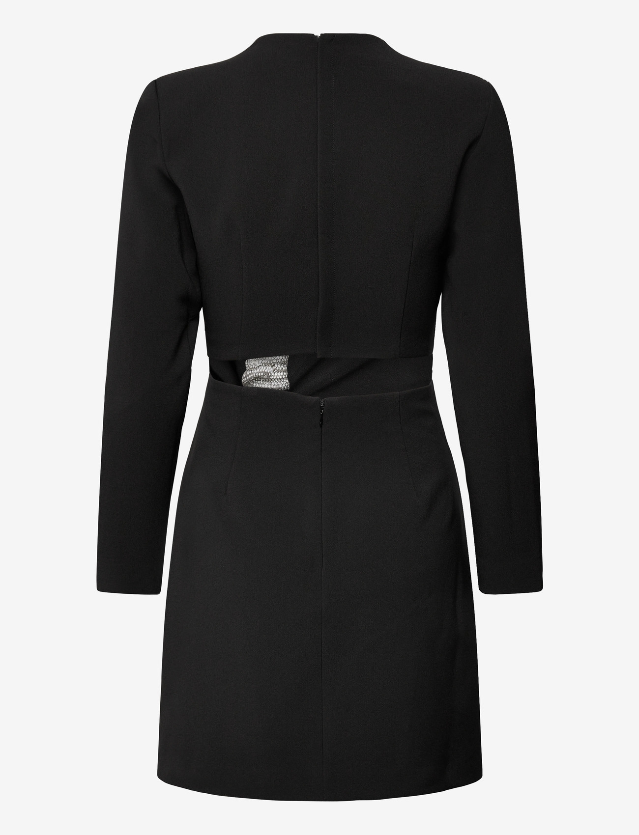 Malina - Sutton Cut Out Mini Dress - korte kjoler - black - 2