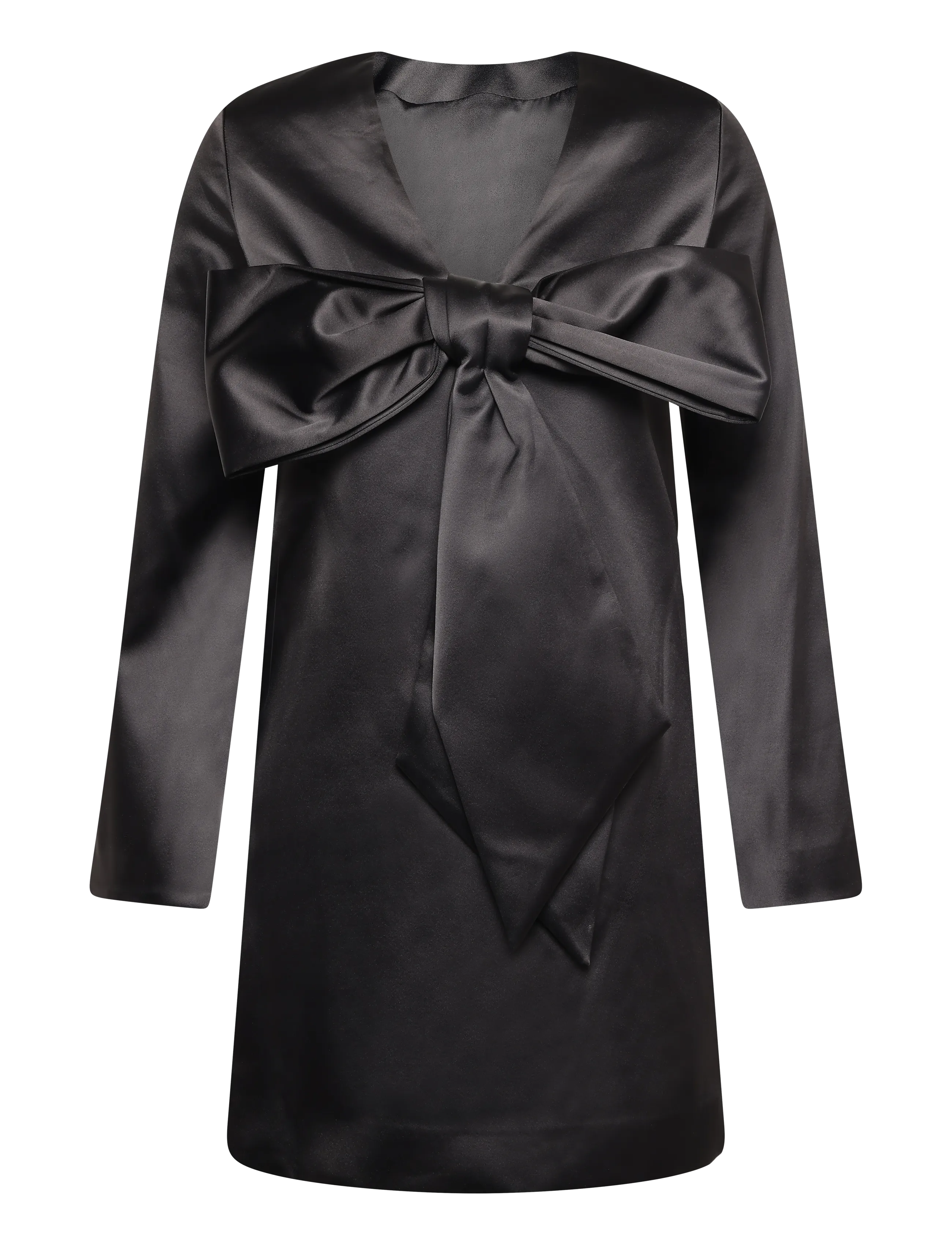 Malina Elna Bow Detailed Mini Dress - Erilised sündmused - BLACK / black