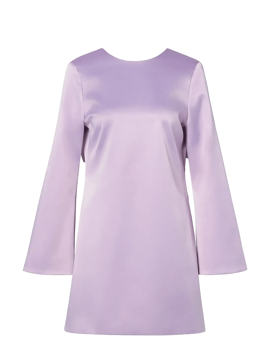 Malina - Elna Bow Detailed Mini Dress - minikleidid - lavender - 1