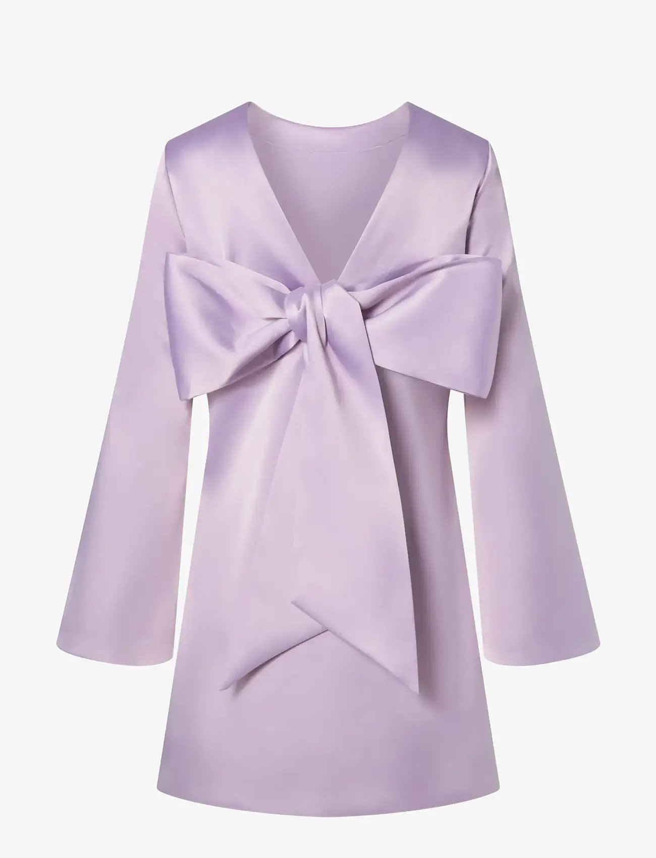 Malina - Elna Bow Detailed Mini Dress - kurze kleider - lavender - 2