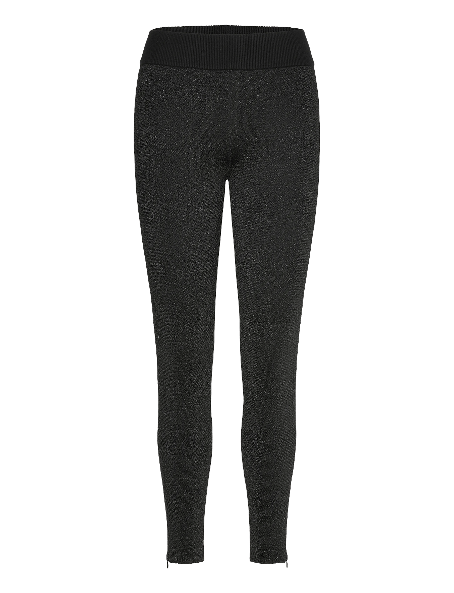 Malina - Mella glitter knitted tights - special occasions - black - 0