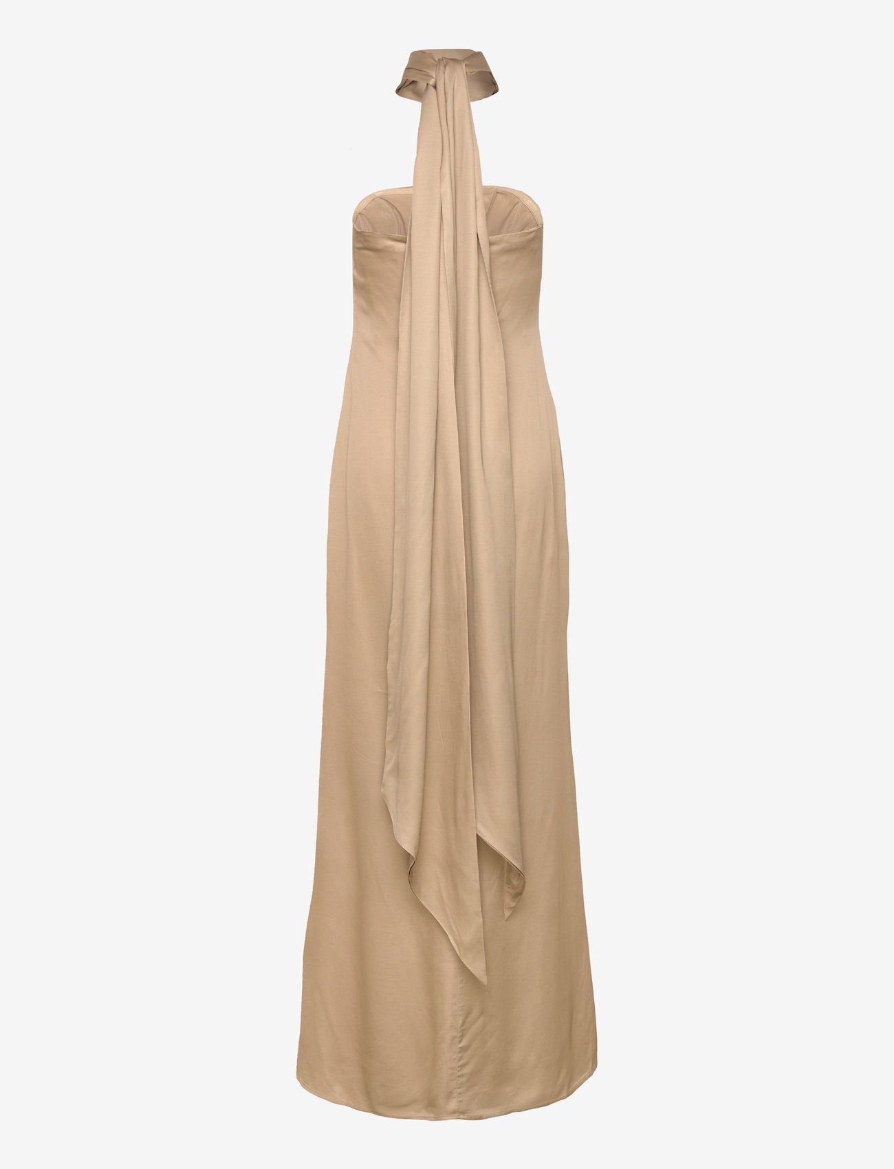 Malina - Zelda Scarf Detail Maxi Dress - abendkleider - champagne peony - 2