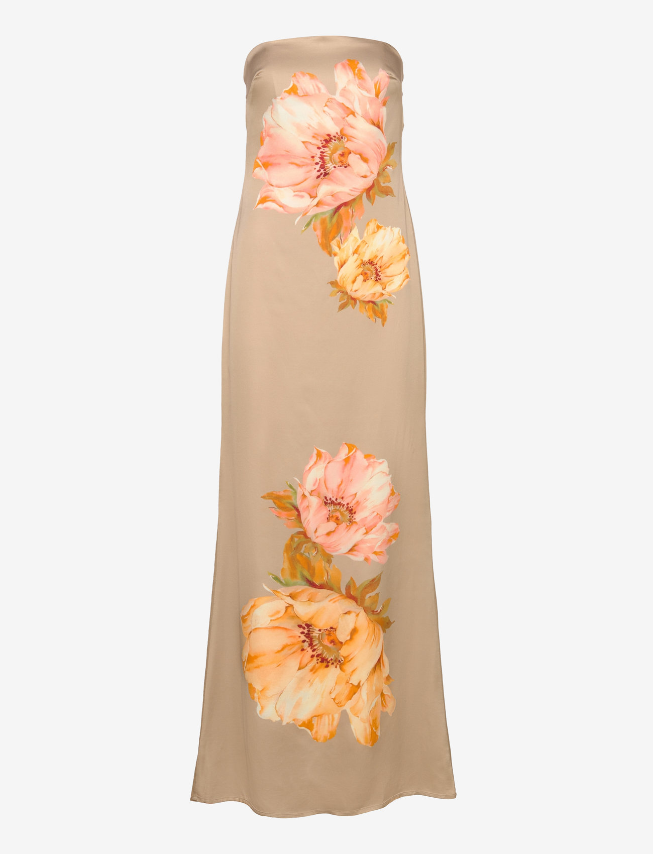 Malina - Zelda Scarf Detail Maxi Dress - abendkleider - champagne peony - 3