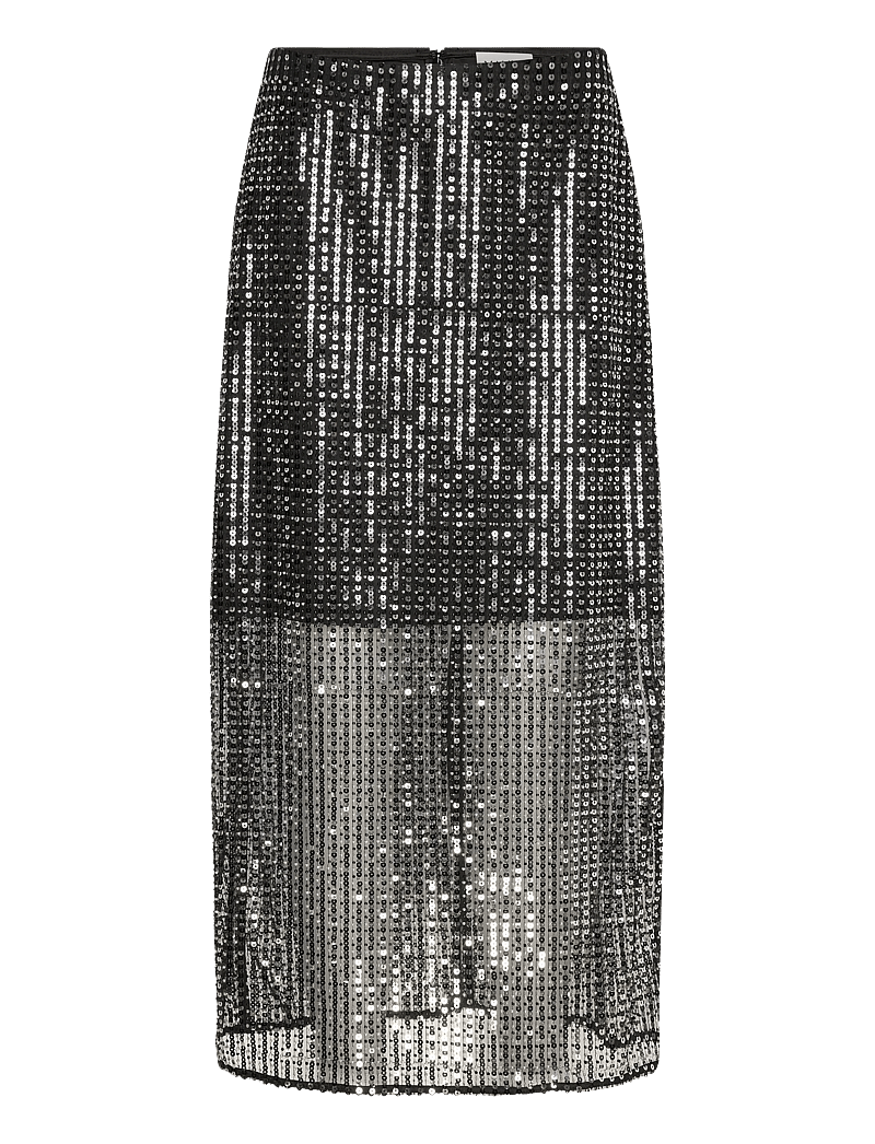 Malina - Solina see-through sequin midi skirt - pailletten-röcke - midnight sequin - 1