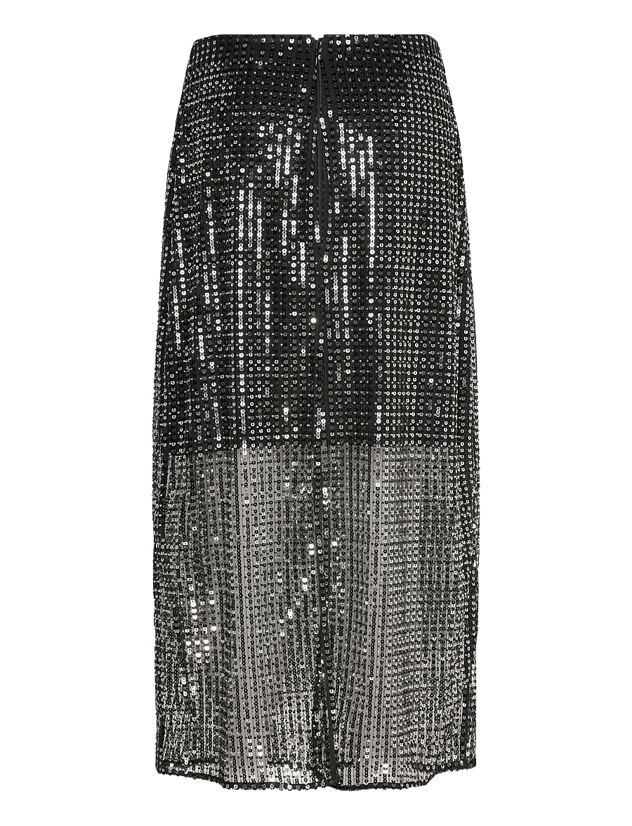 Malina - Solina see-through sequin midi skirt - pailletten-röcke - midnight sequin - 2