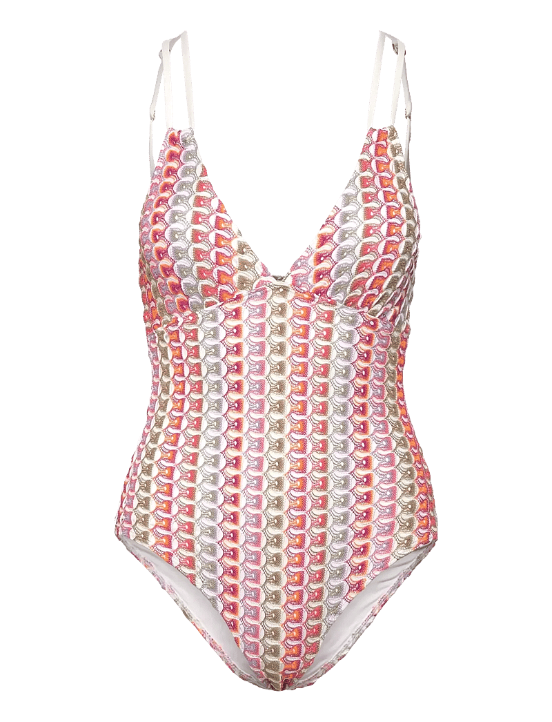 Malina - Nerea fine knitted swimsuit - badedragter - multi - 1