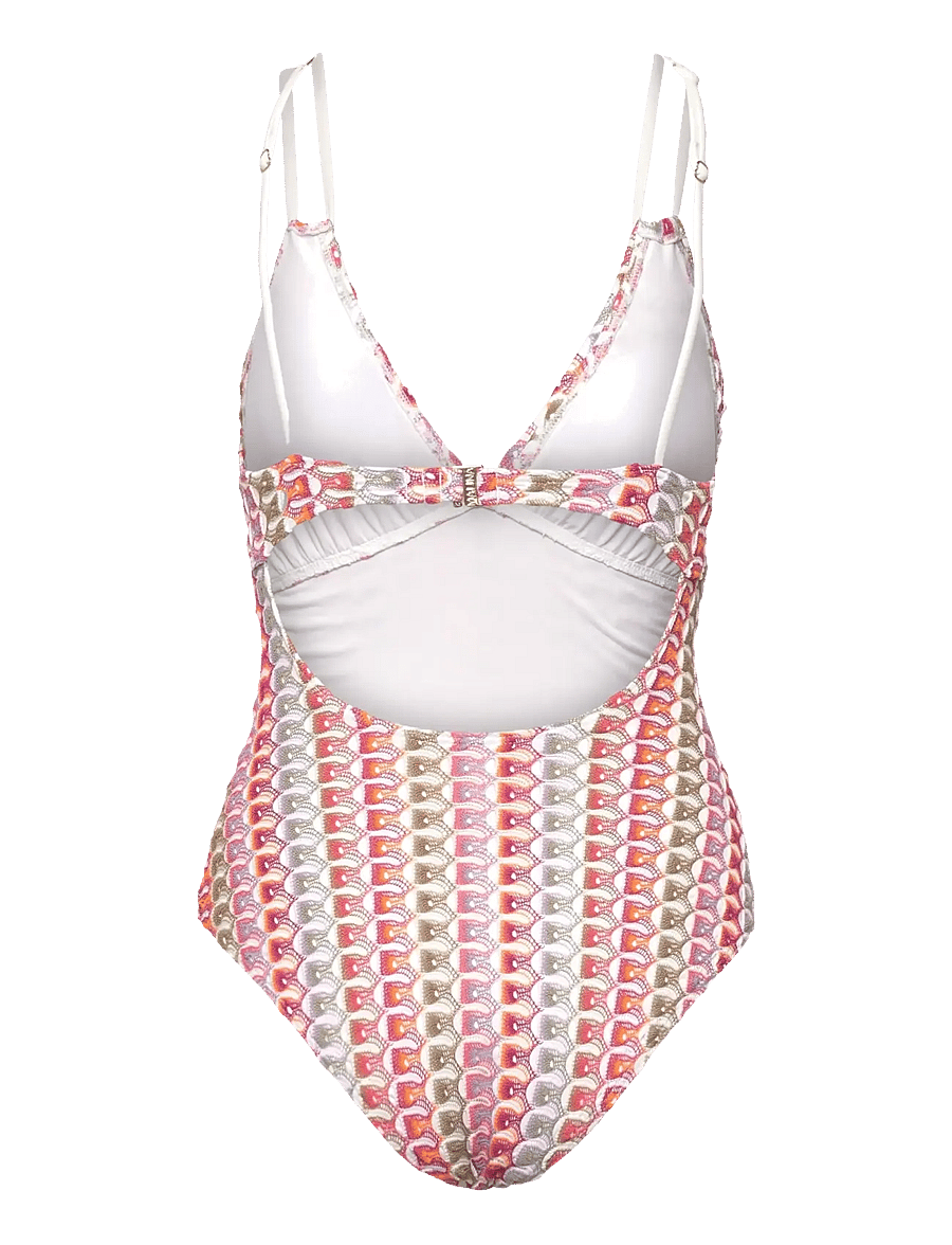 Malina - Nerea fine knitted swimsuit - uimapuvut - multi - 2