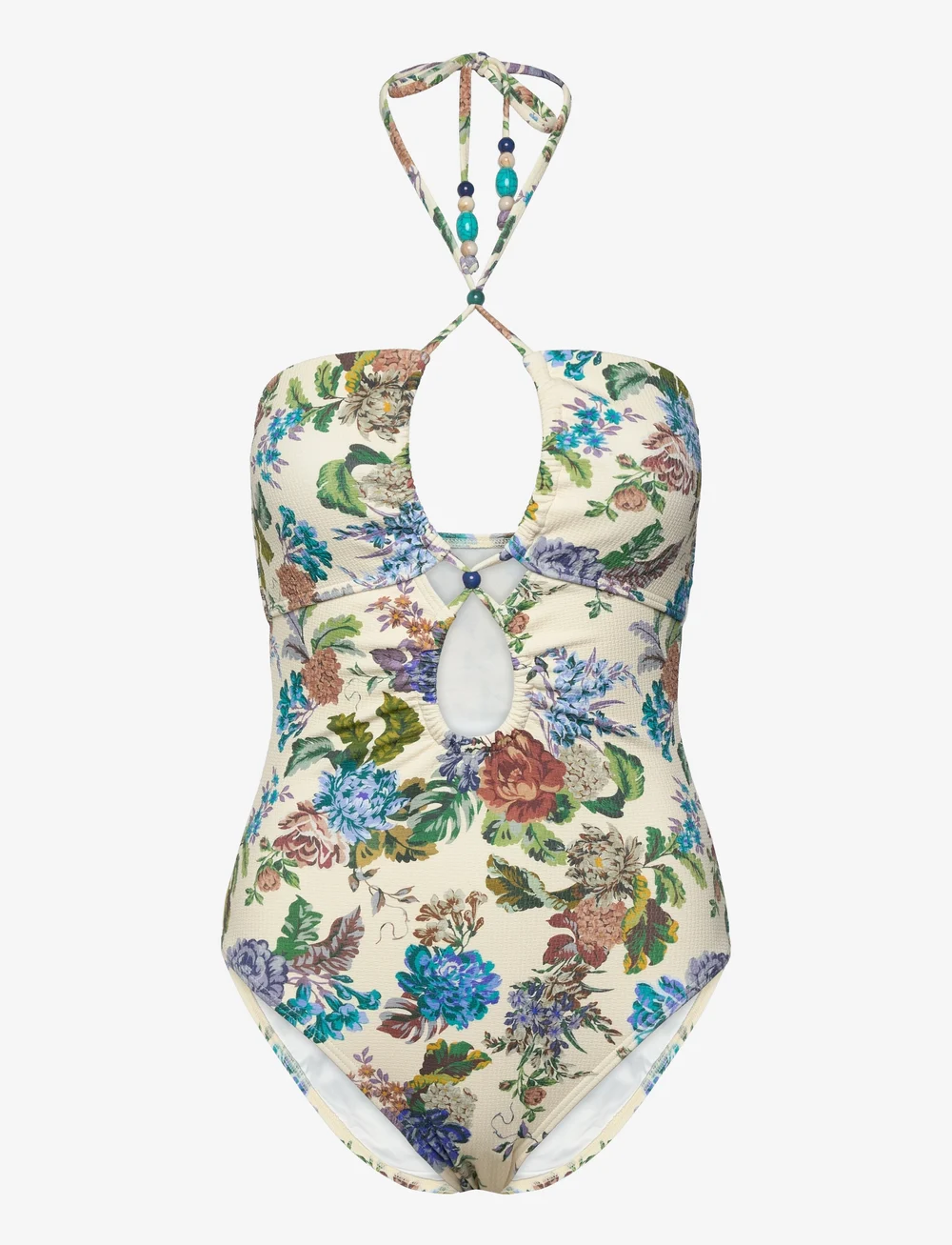 Malina - Idalia Bandeau Cut Out swimsuit - badeanzüge - botanic florals - 1