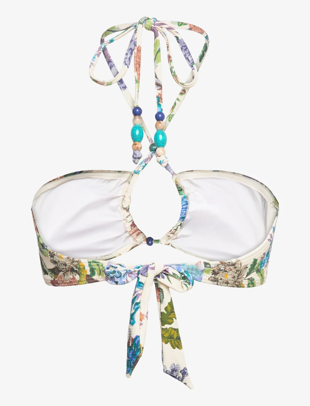 Malina - Cara bandeau bikini top - bandeau-bikini-oberteile - botanic florals - 2