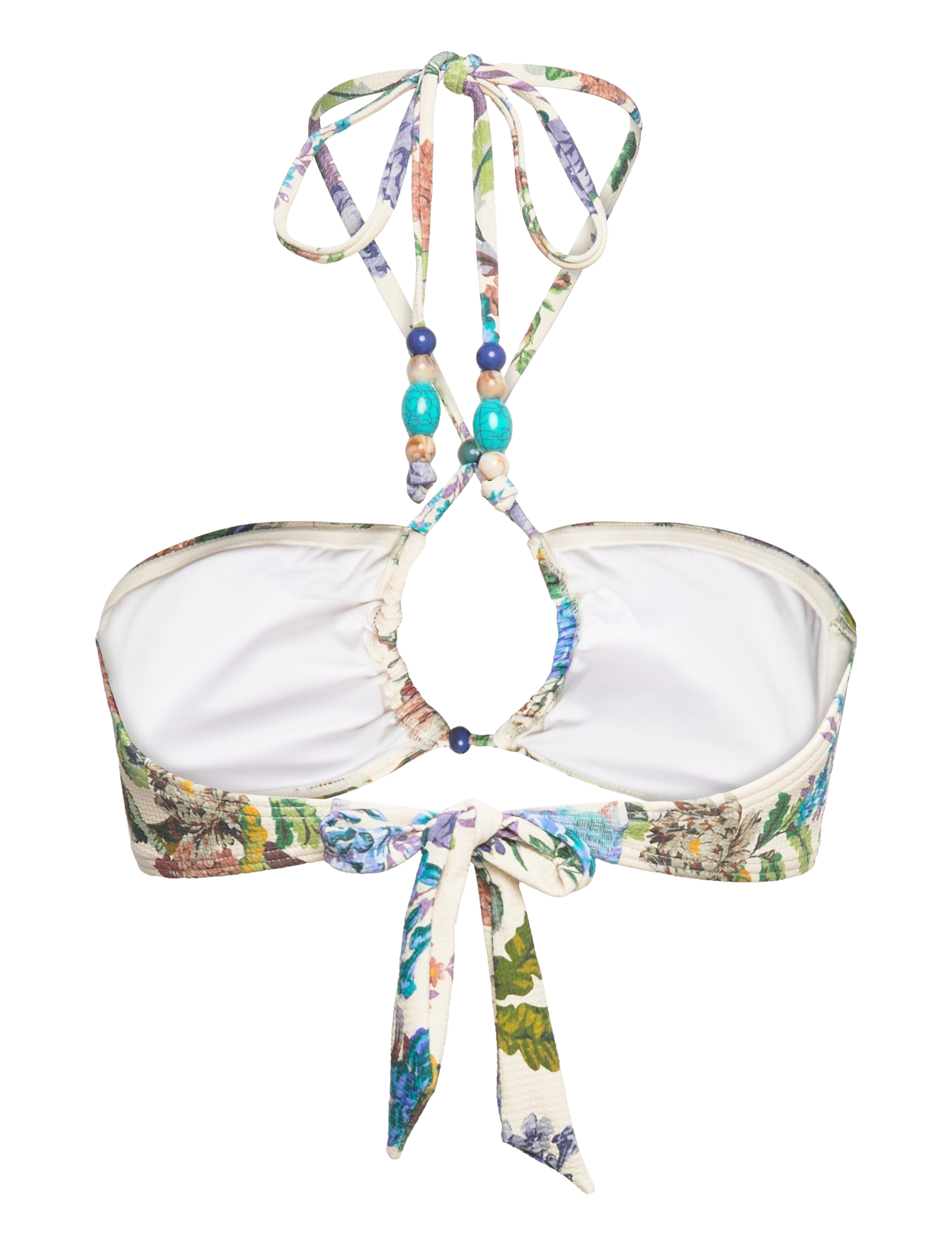 Malina - Cara bandeau bikini top - botanic florals - 2