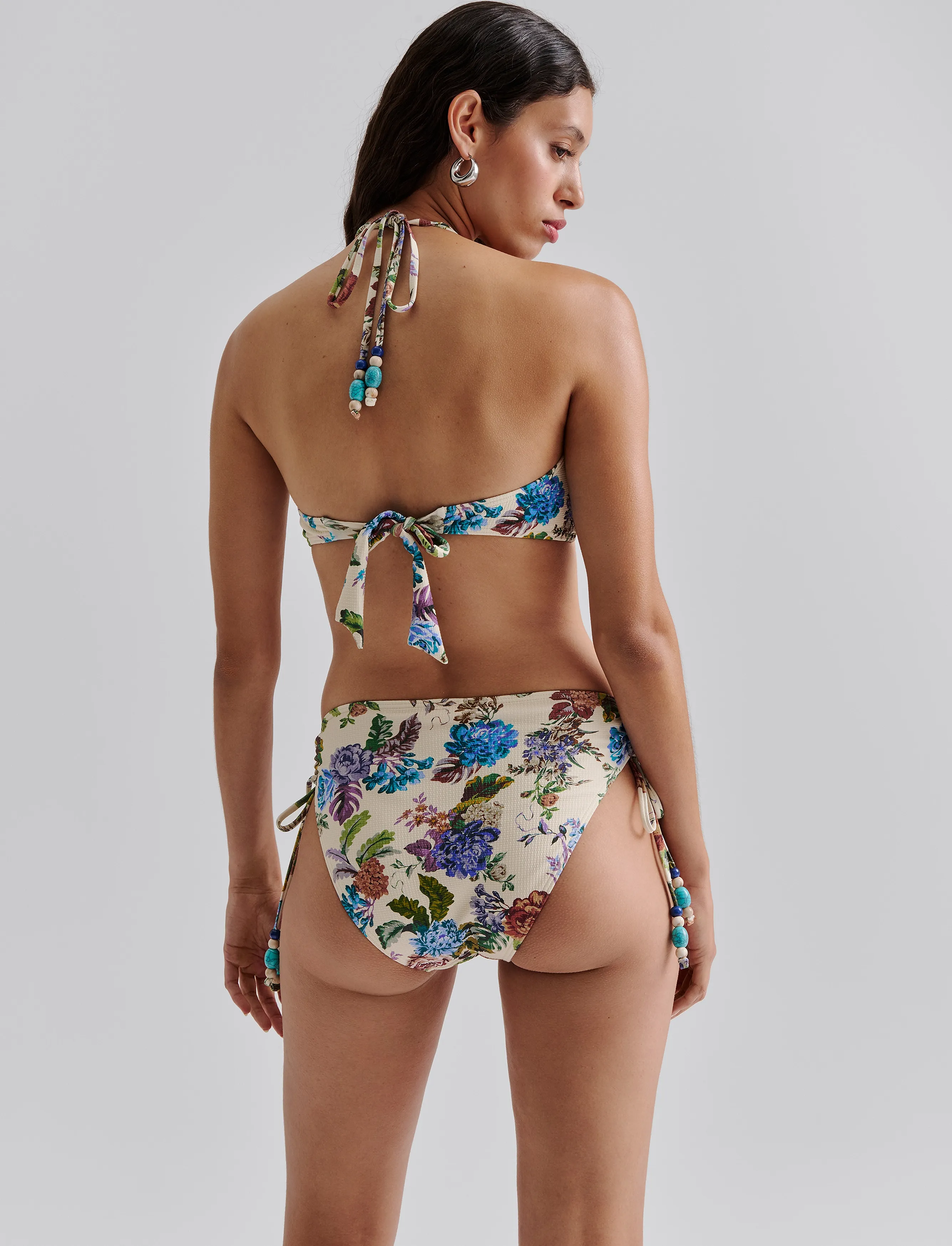 Malina - Cara mid rise bikini bottom - bikinibriefs - botanic florals - 3