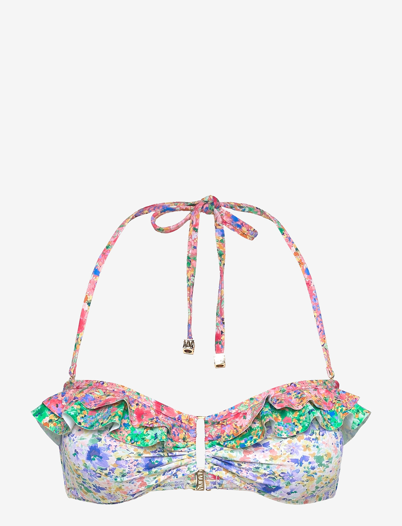 Malina - Coraline bandeau bikini top - bandeaubikinier - multi ditsy - 1