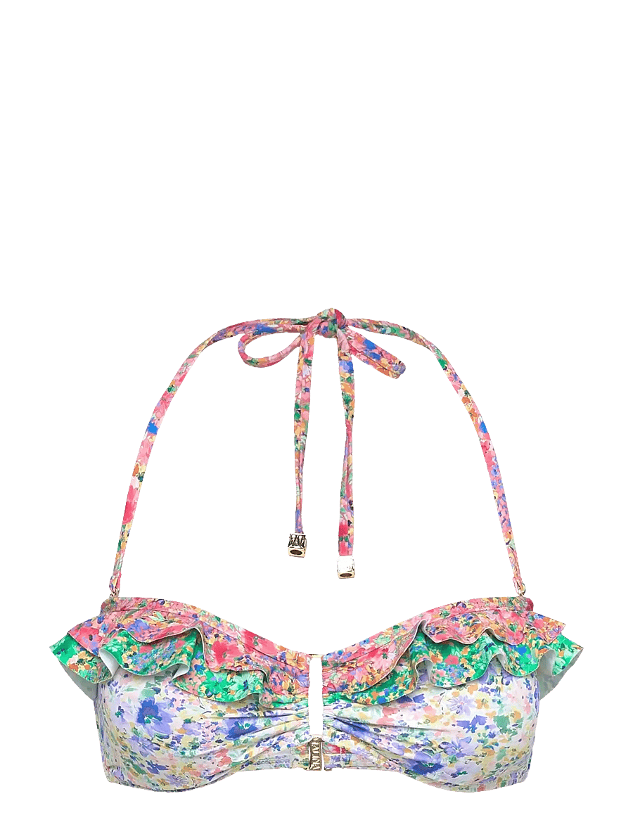 Malina - Coraline bandeau bikini top - multi ditsy - 1