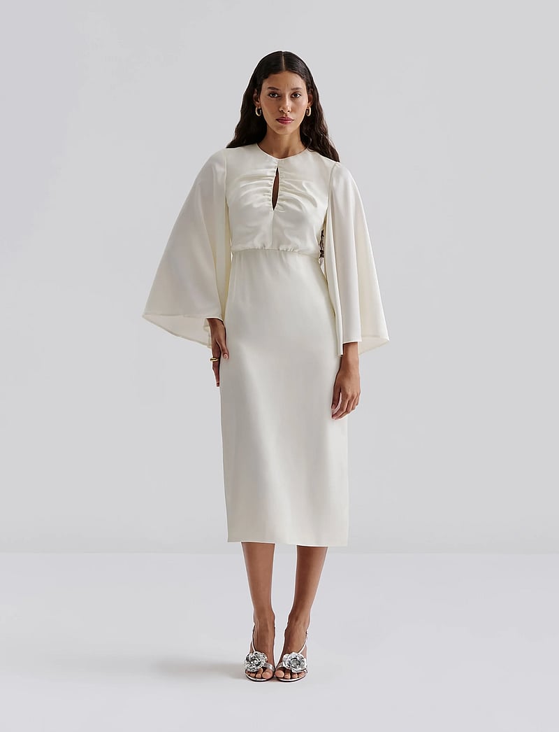 Malina - Isadora Midi Dress - brautkleider - cream - 0