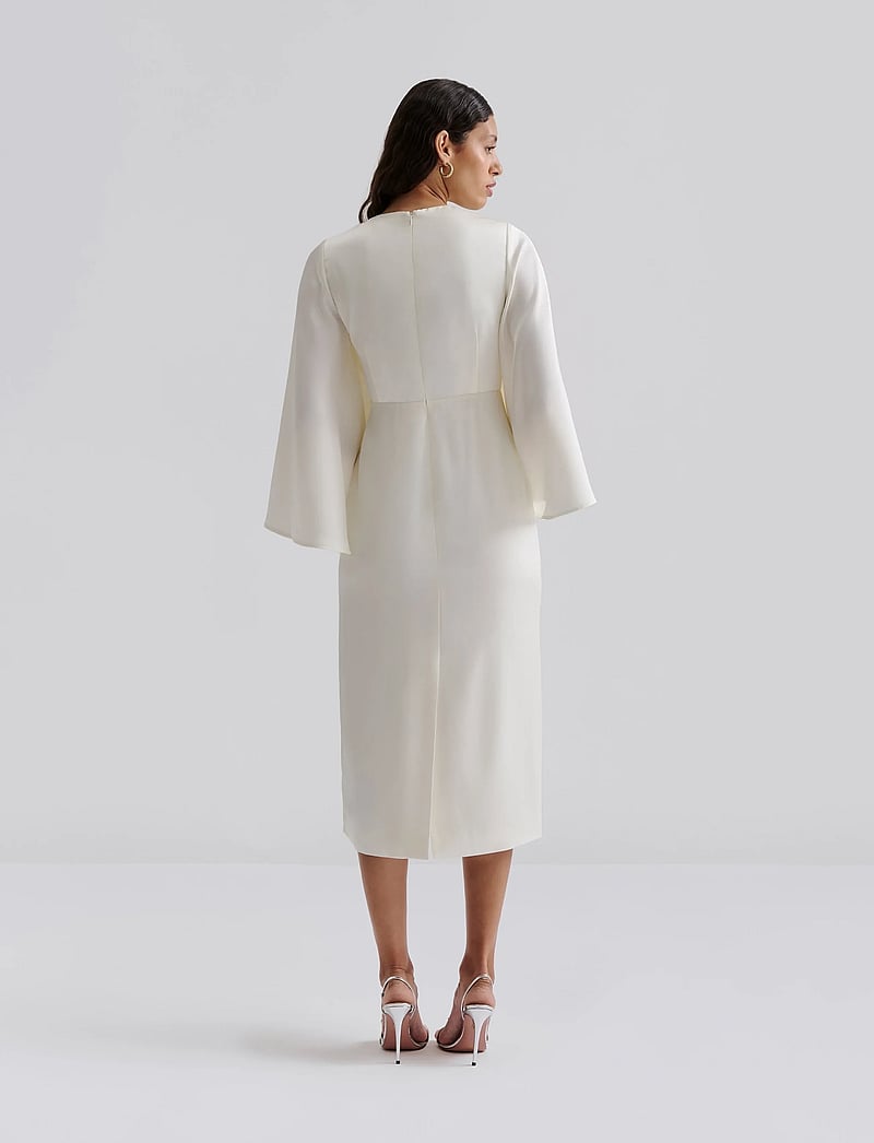 Malina - Isadora Midi Dress - brautkleider - cream - 3