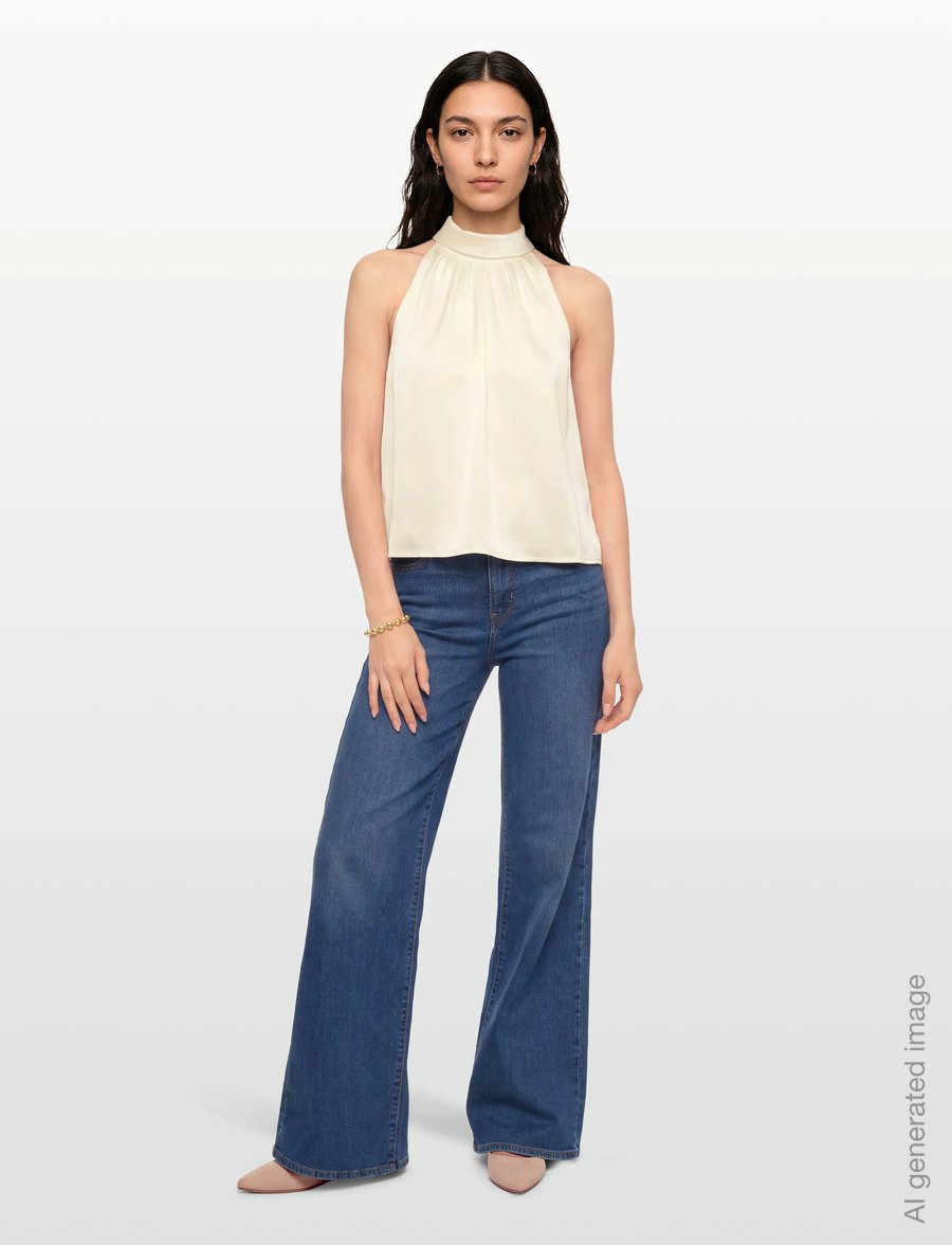 Malina - Siri Top - Ärmellose tops - cream - 0