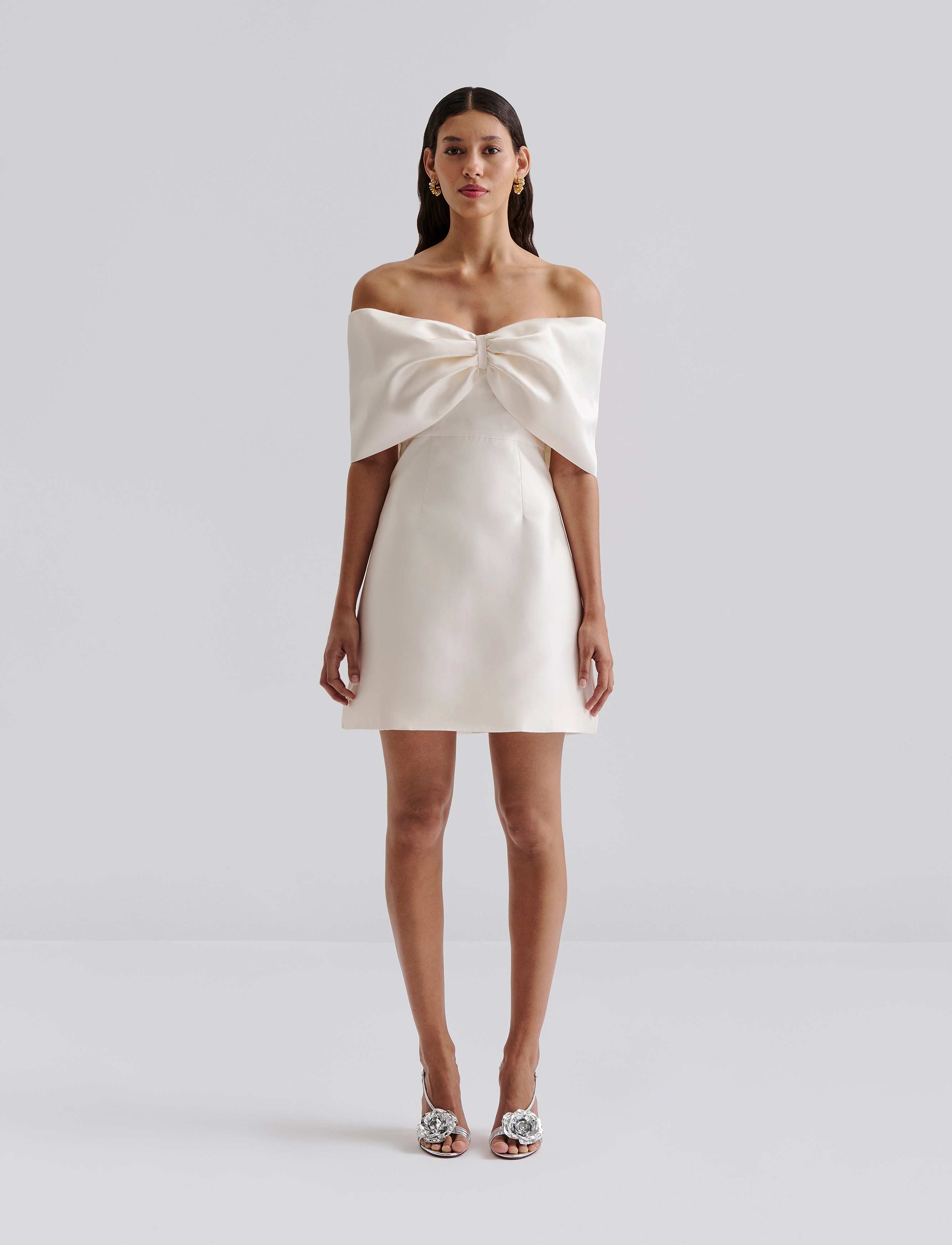 Malina Lilia Mini dress - Kollektionen - IVORY / cream