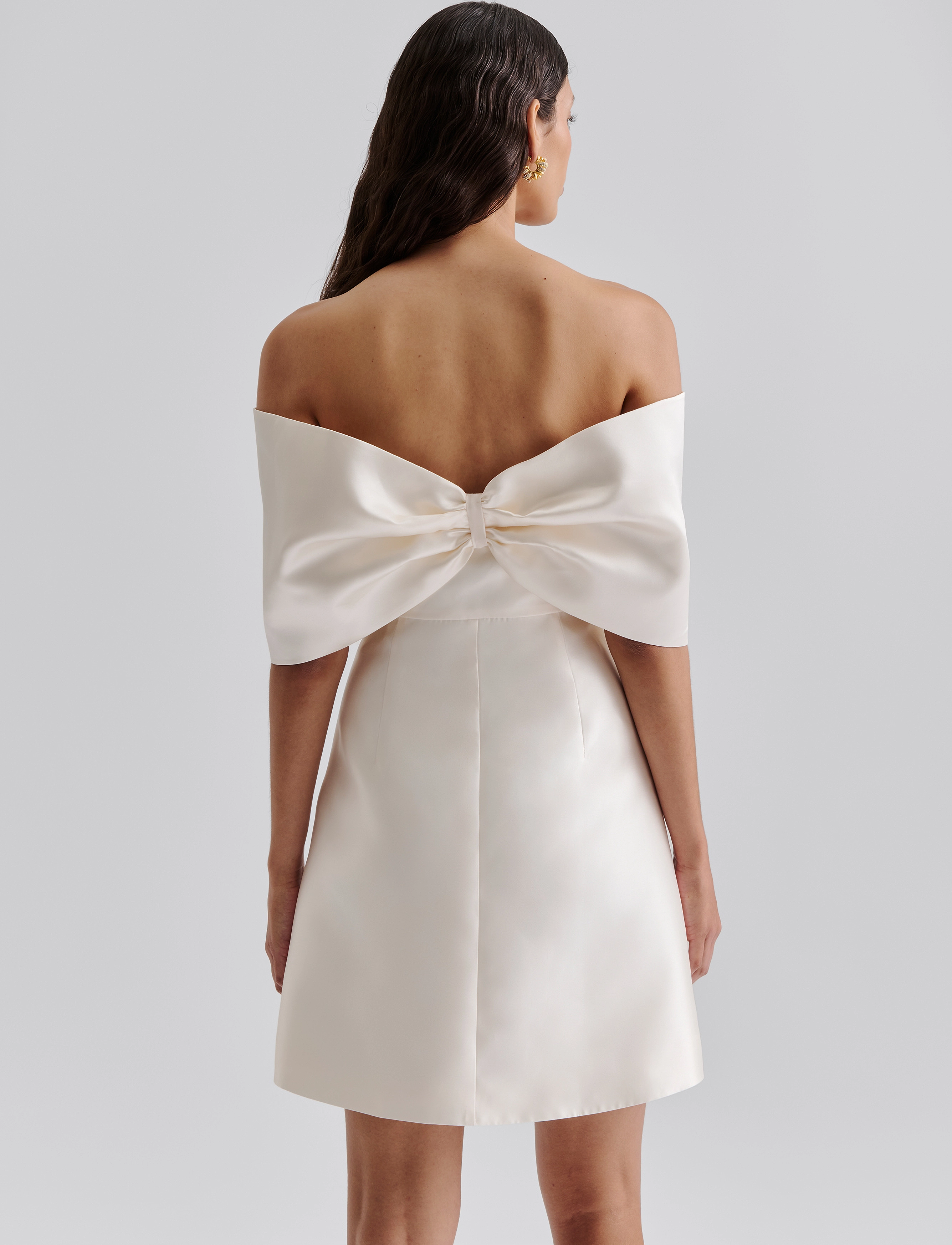 Malina - Lilia Mini dress - ivory - 2